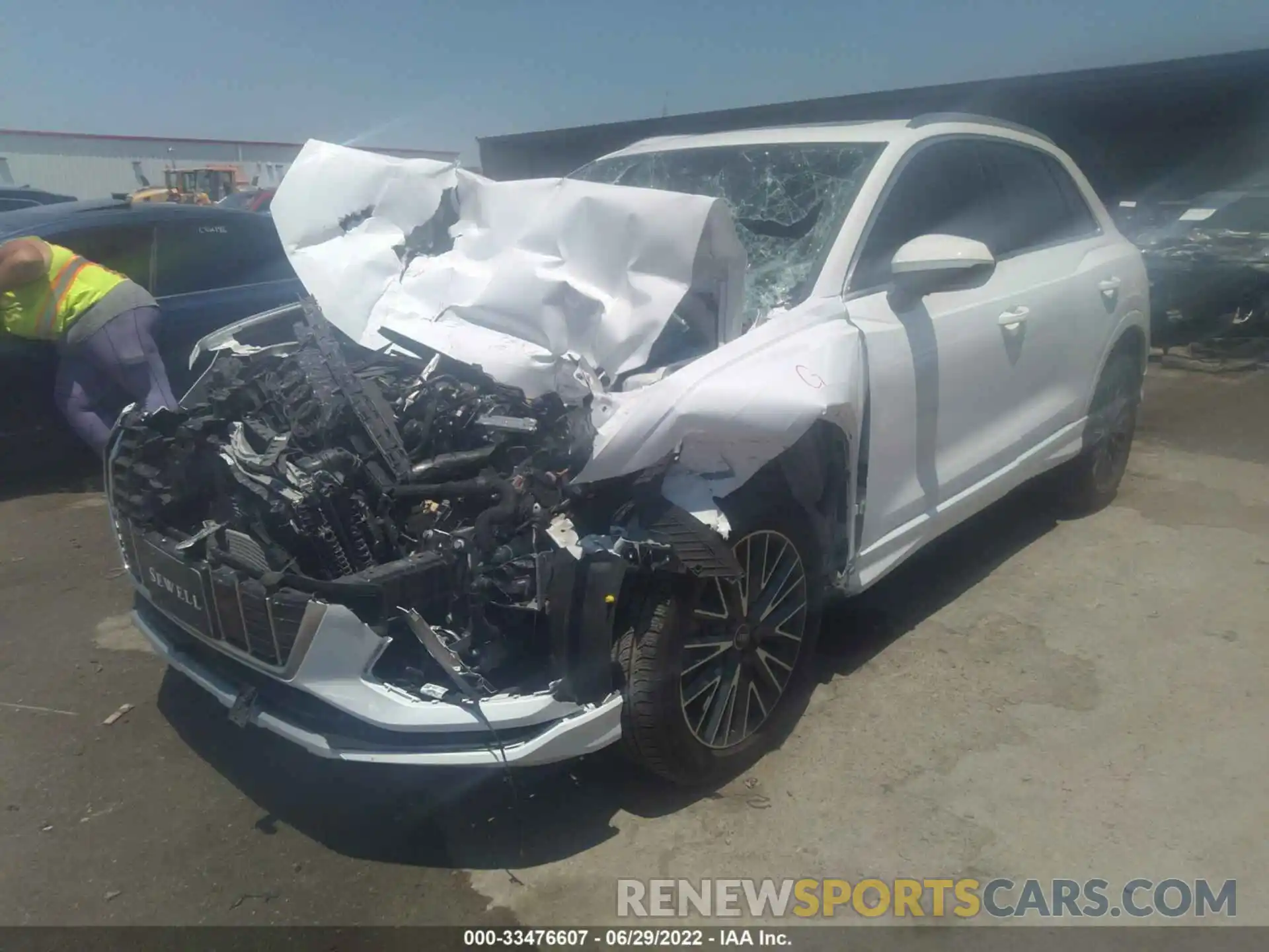 2 Photograph of a damaged car WA1AUCF30N1015959 AUDI Q3 2022