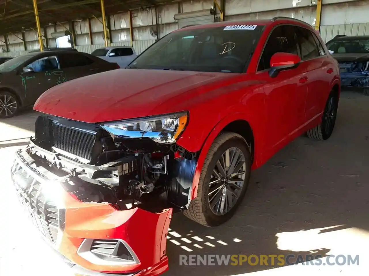 2 Photograph of a damaged car WA1AUCF30N1022281 AUDI Q3 2022