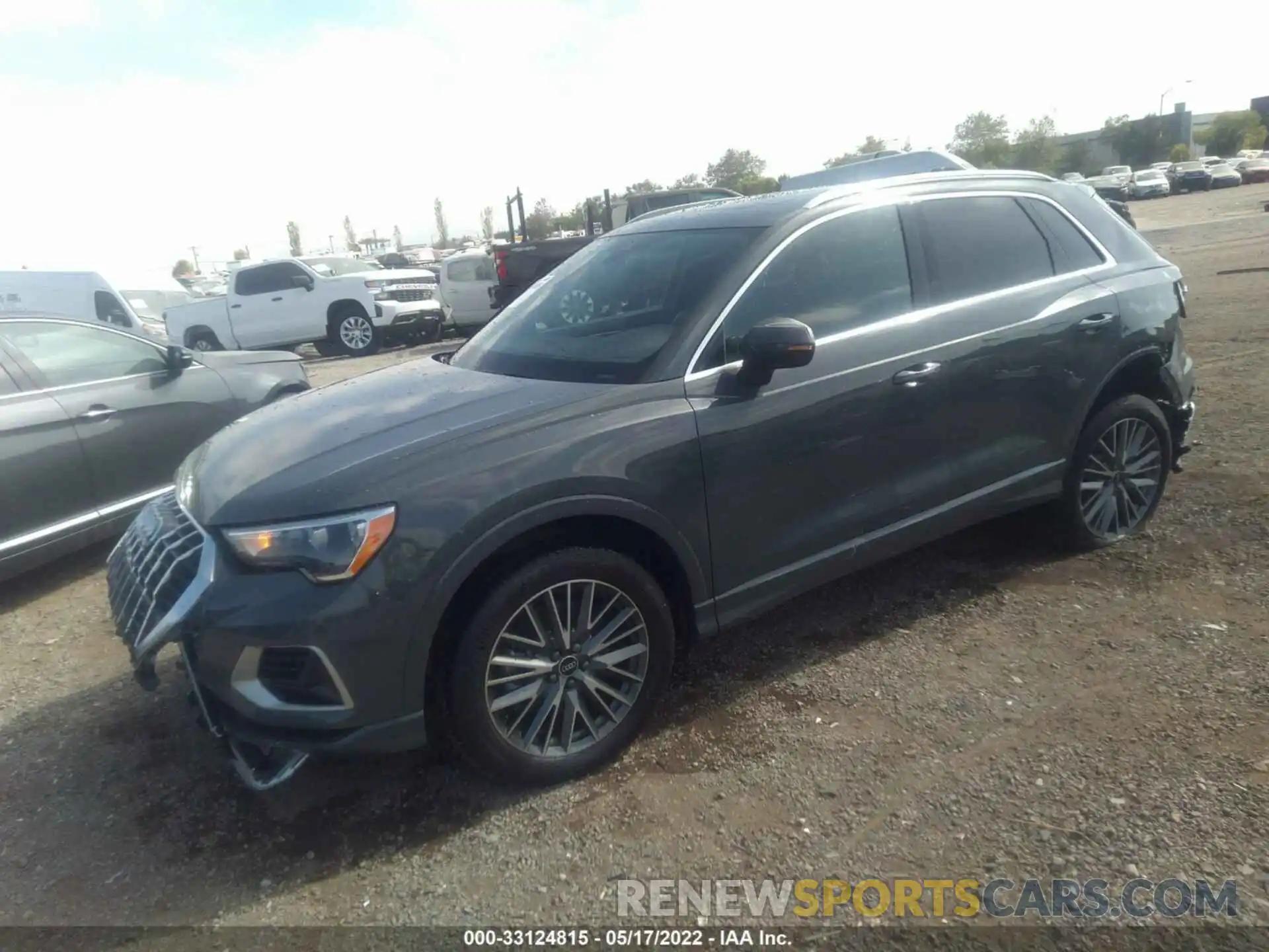 2 Photograph of a damaged car WA1AUCF34N1038435 AUDI Q3 2022