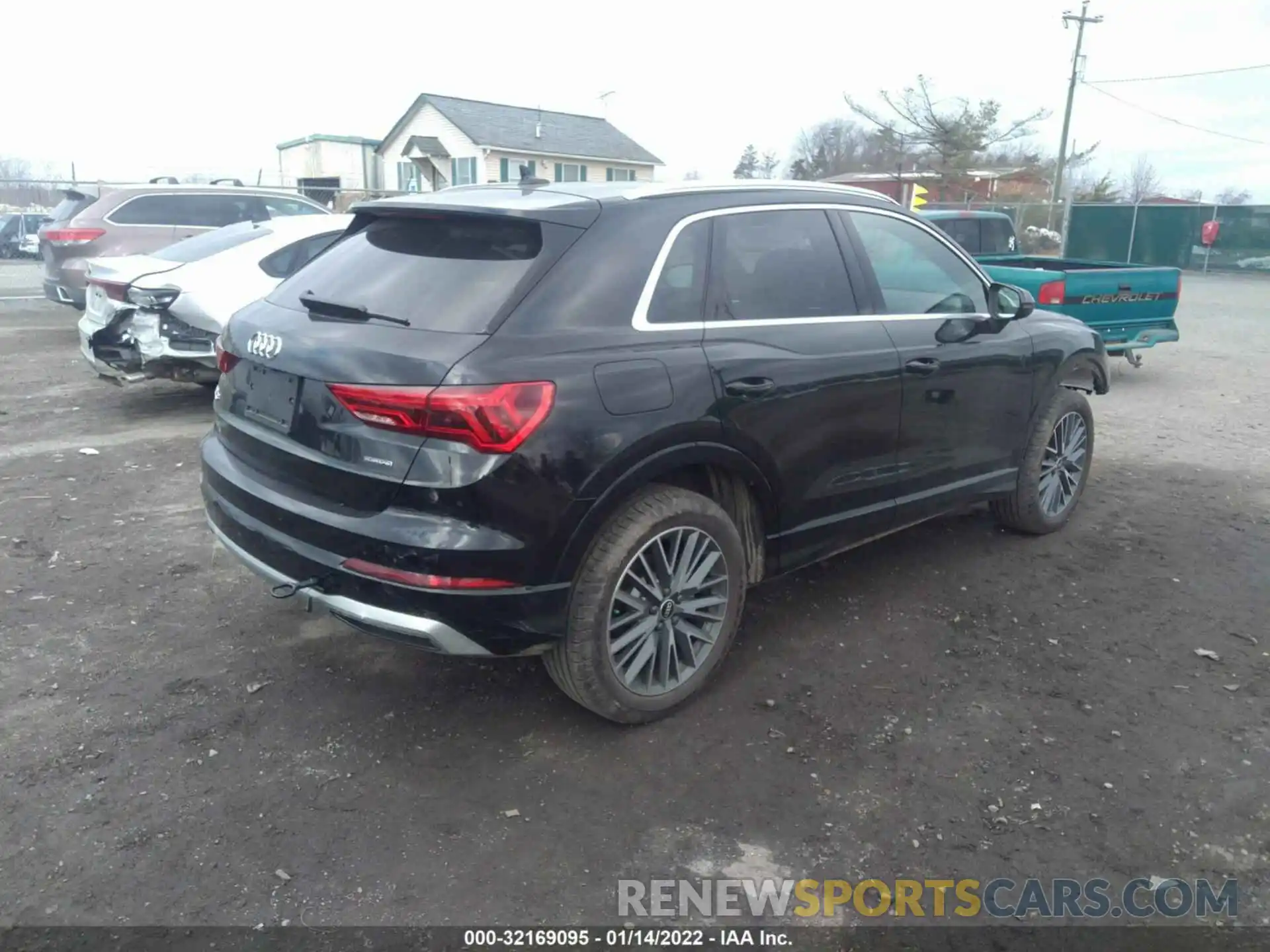 4 Фотография поврежденного автомобиля WA1AUCF36N1000365 AUDI Q3 2022