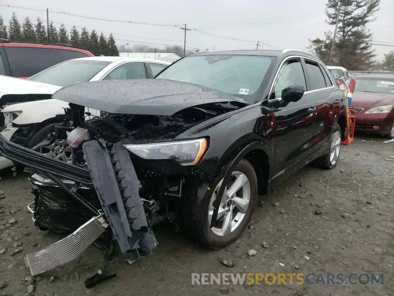 2 Photograph of a damaged car WA1AUCF3XN1000921 AUDI Q3 2022