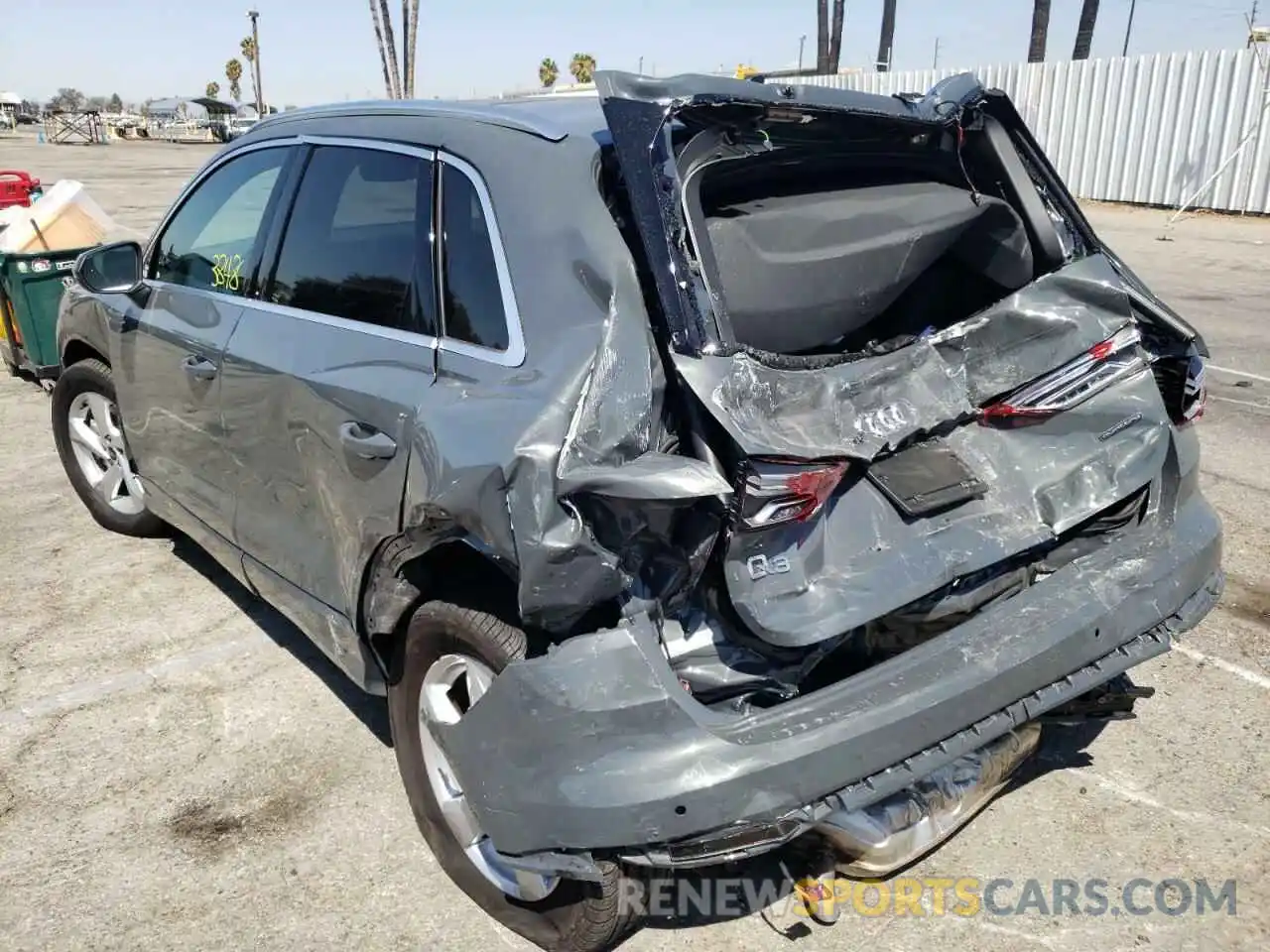 3 Photograph of a damaged car WA1AUCF3XN1030937 AUDI Q3 2022