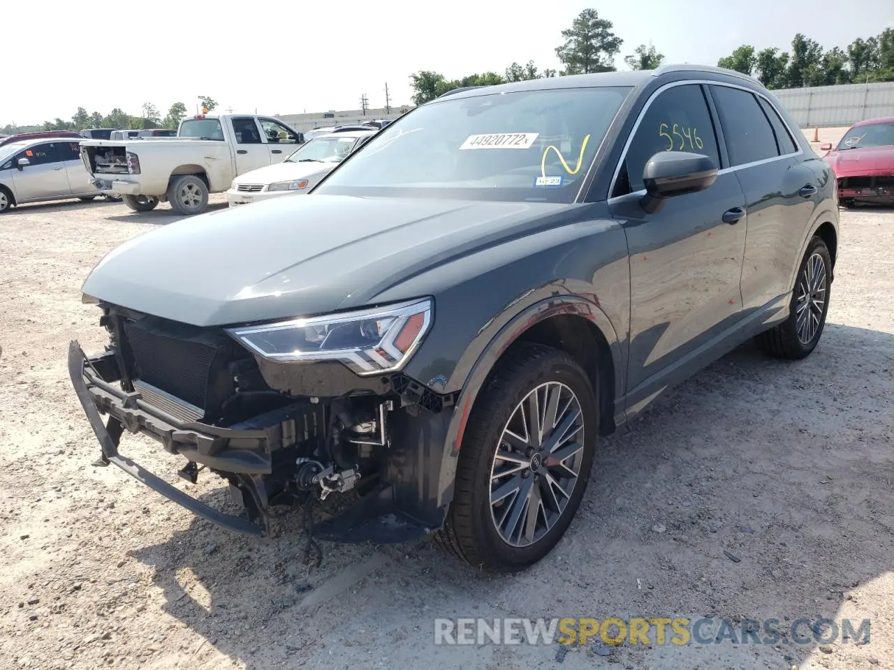 2 Photograph of a damaged car WA1BUCF37N1026753 AUDI Q3 2022