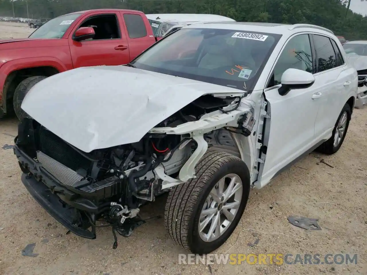 2 Photograph of a damaged car WA1DECF30N1026681 AUDI Q3 2022