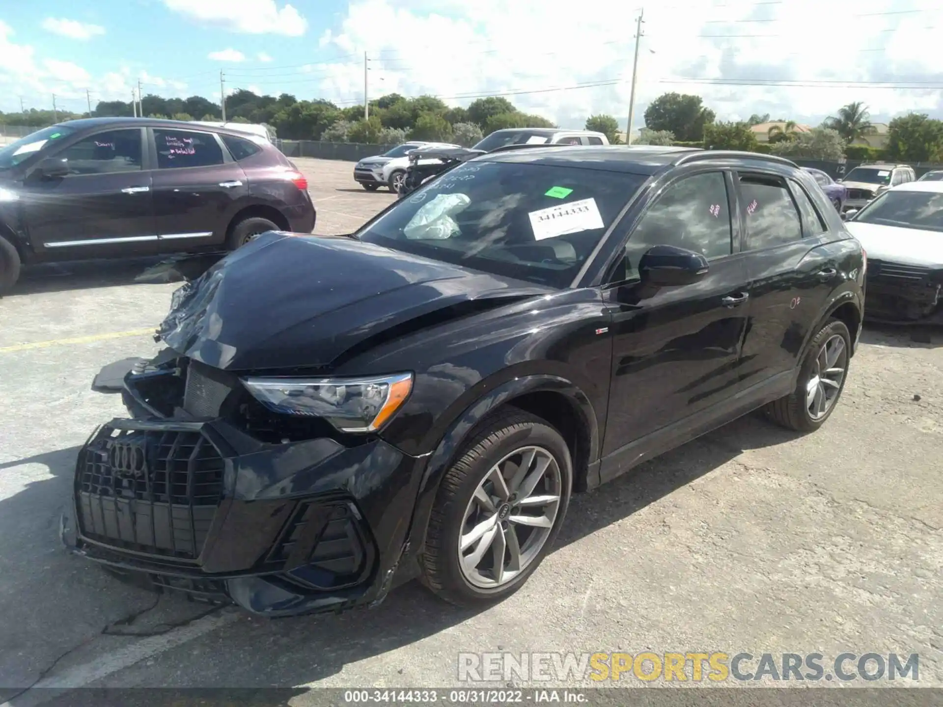 2 Photograph of a damaged car WA1DECF30N1047255 AUDI Q3 2022