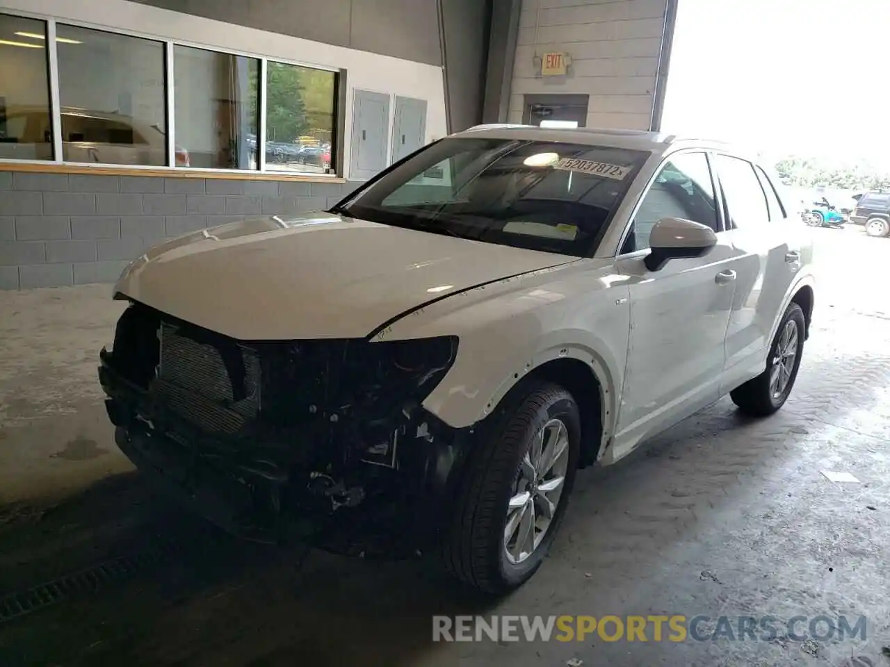 2 Photograph of a damaged car WA1DECF31N1053811 AUDI Q3 2022