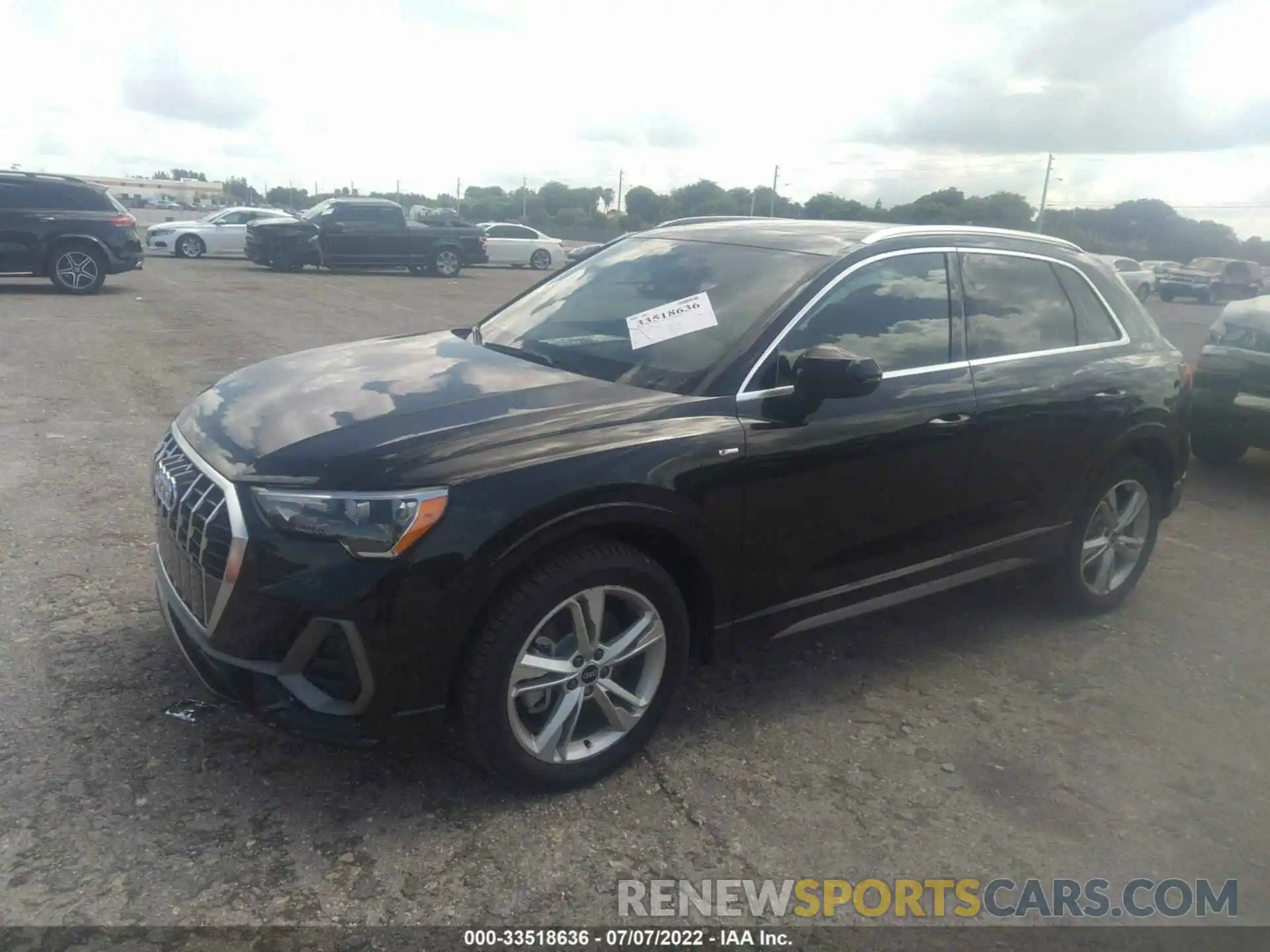 2 Photograph of a damaged car WA1DECF31N1054733 AUDI Q3 2022