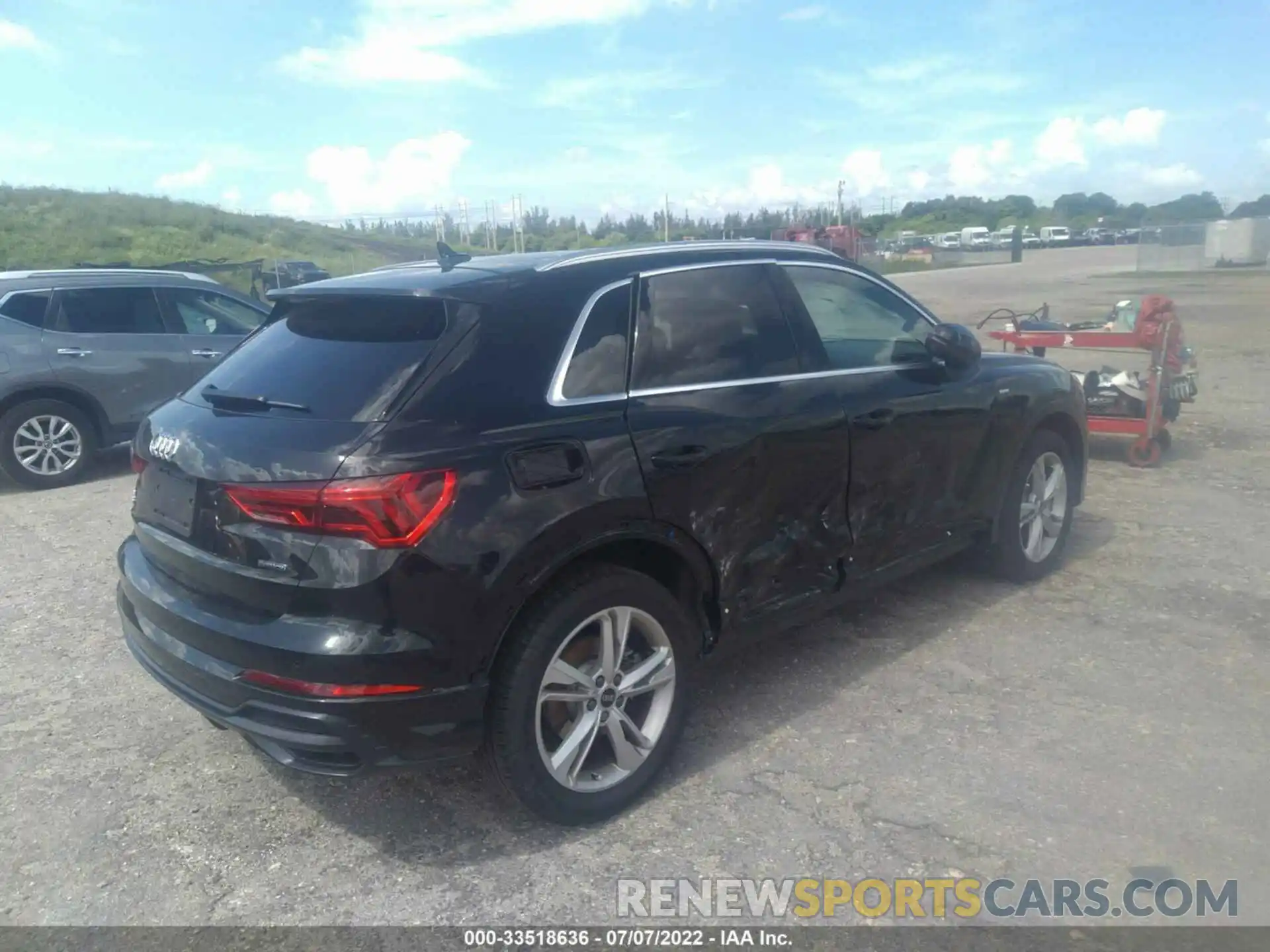 4 Фотография поврежденного автомобиля WA1DECF31N1054733 AUDI Q3 2022