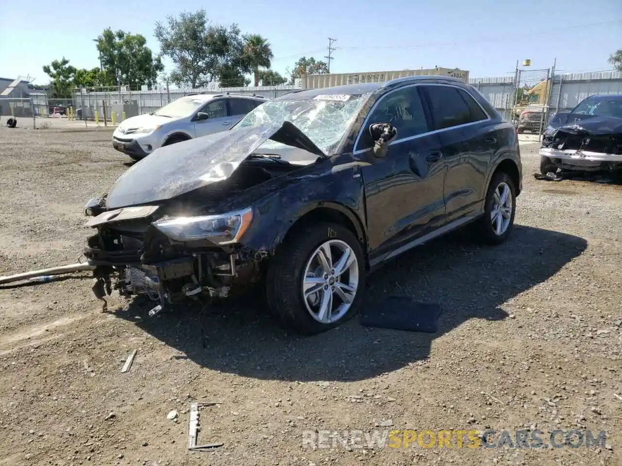 2 Photograph of a damaged car WA1DECF31N1083844 AUDI Q3 2022