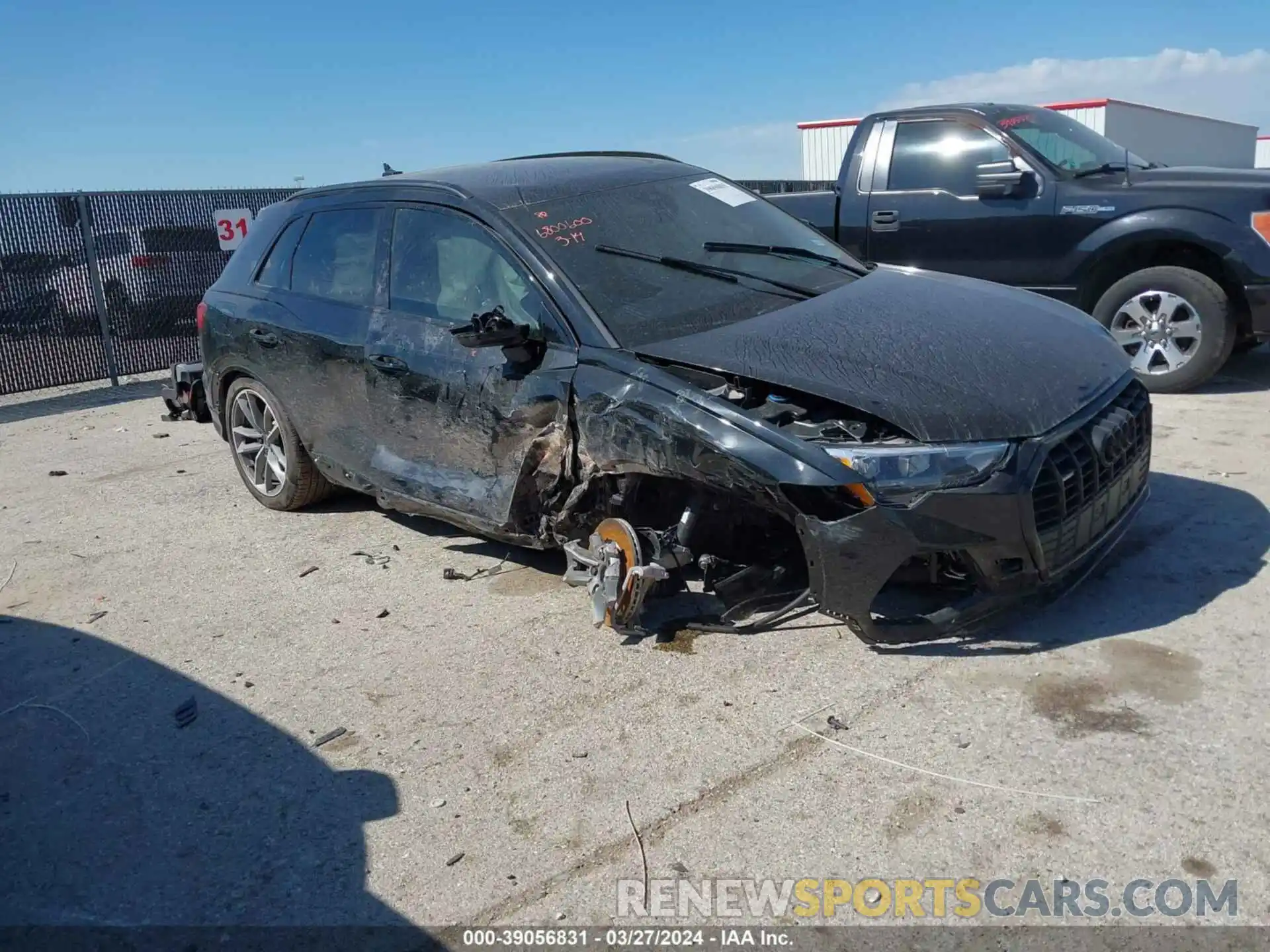 1 Photograph of a damaged car WA1DECF32N1027153 AUDI Q3 2022