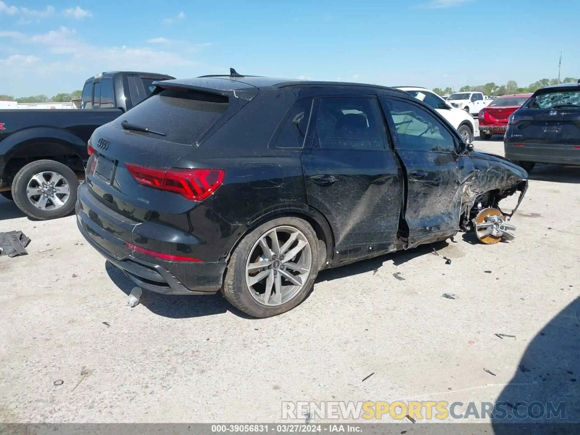 4 Фотография поврежденного автомобиля WA1DECF32N1027153 AUDI Q3 2022