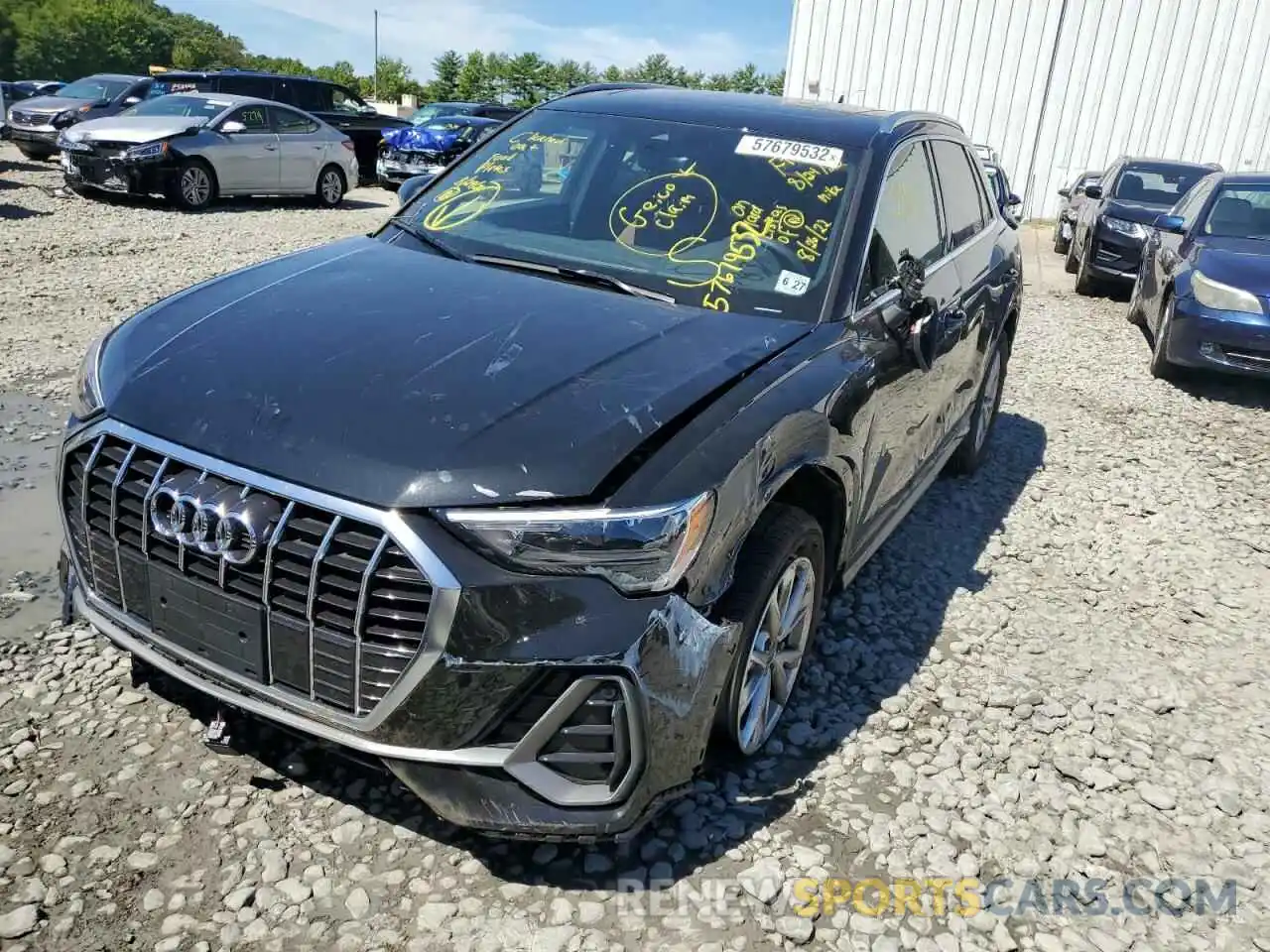 1 Photograph of a damaged car WA1DECF32N1113790 AUDI Q3 2022