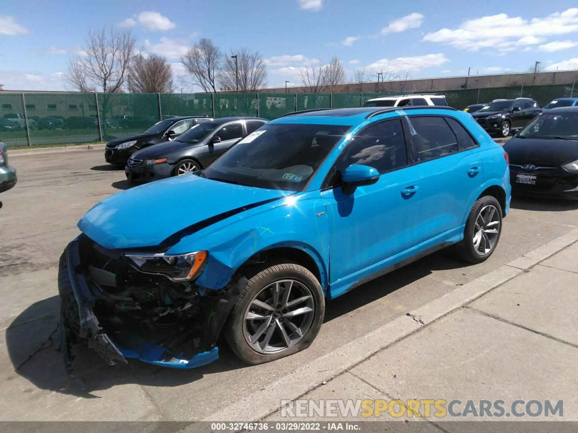 2 Фотография поврежденного автомобиля WA1DECF34N1010158 AUDI Q3 2022