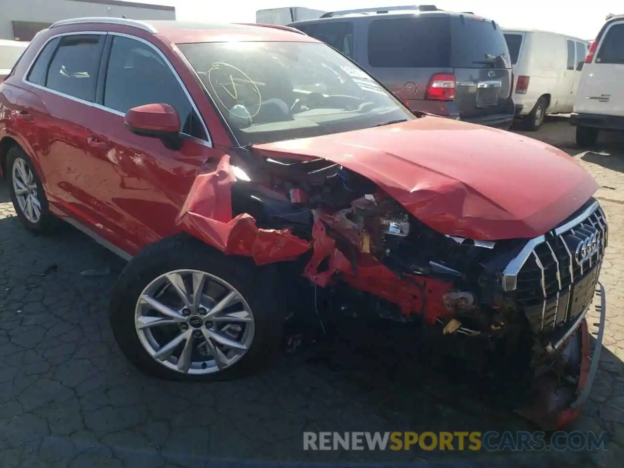 9 Photograph of a damaged car WA1DECF34N1144863 AUDI Q3 2022