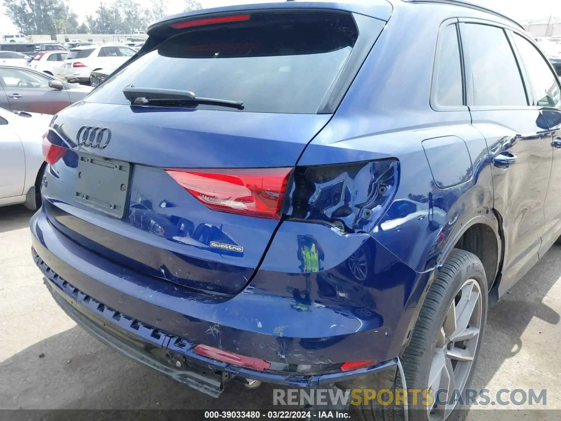 6 Photograph of a damaged car WA1DECF37N1041291 AUDI Q3 2022