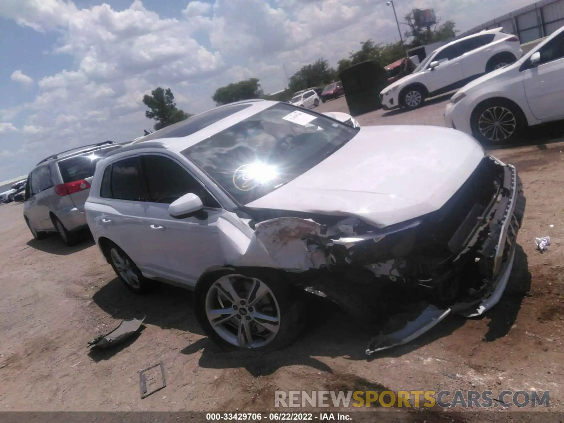 1 Photograph of a damaged car WA1EECF30N1021310 AUDI Q3 2022