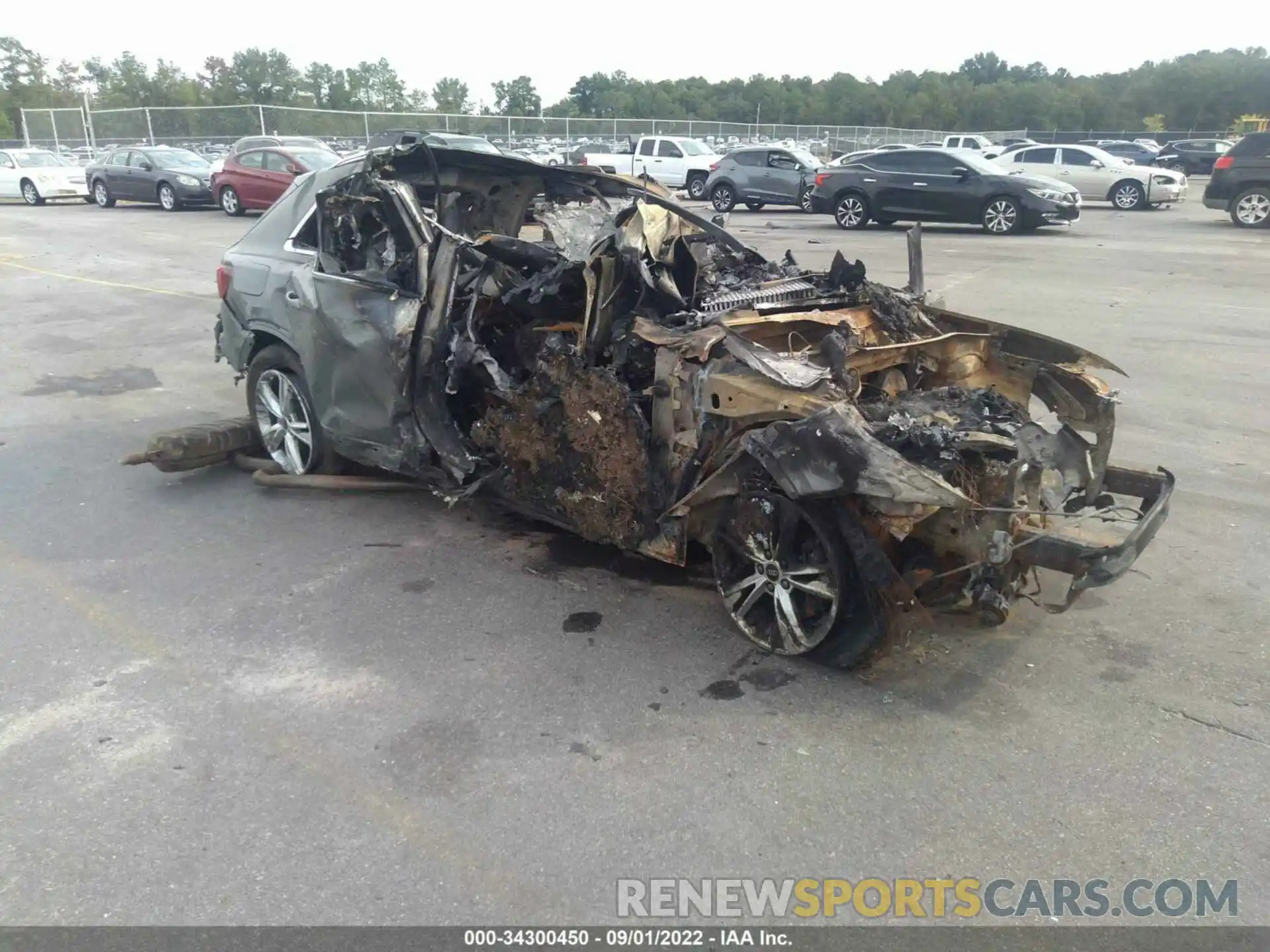 1 Photograph of a damaged car WA1EECF30N1082821 AUDI Q3 2022