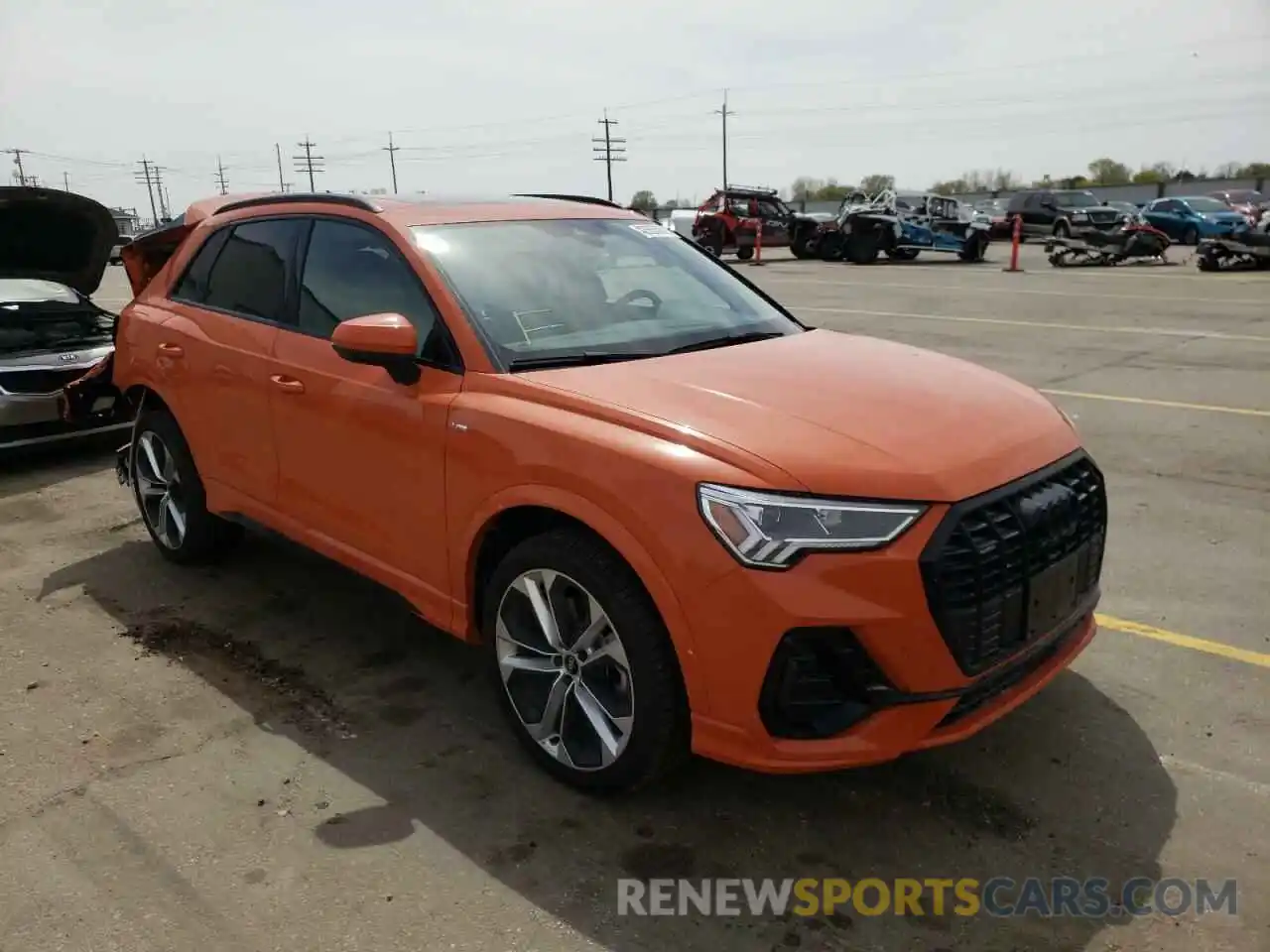 1 Фотография поврежденного автомобиля WA1EECF31N1029691 AUDI Q3 2022