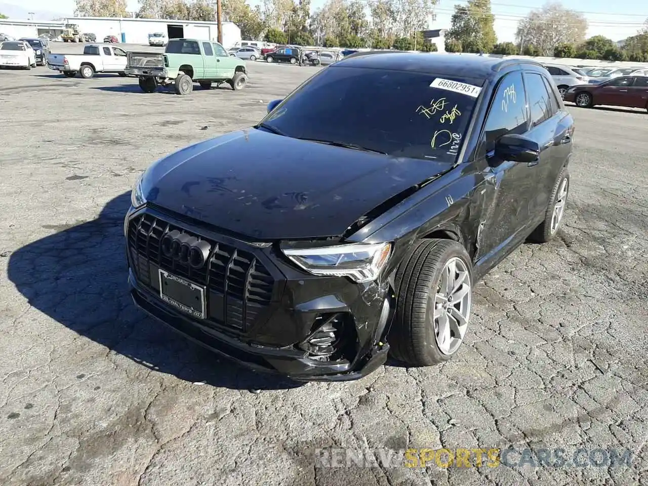 2 Photograph of a damaged car WA1EECF32N1015766 AUDI Q3 2022