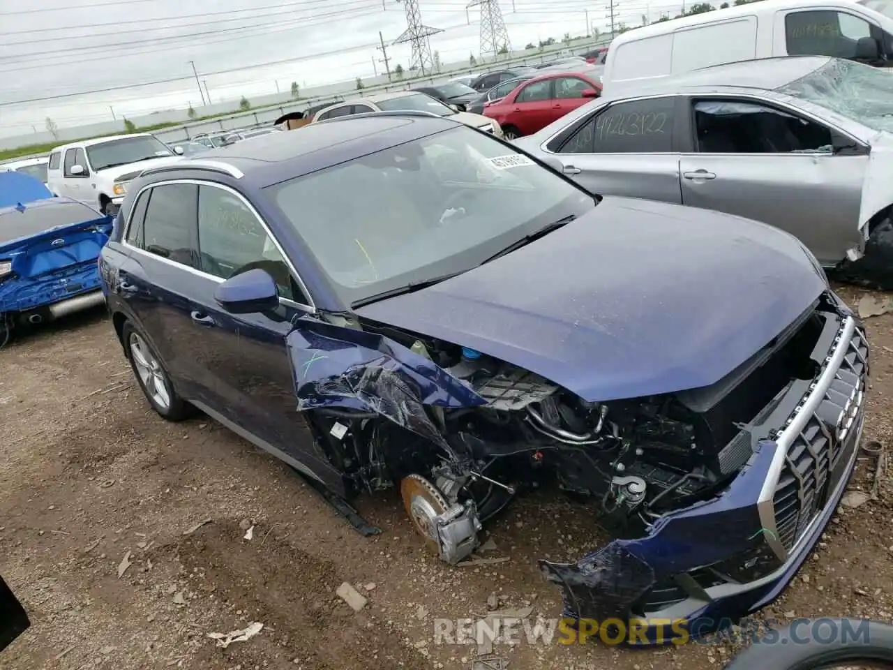 1 Photograph of a damaged car WA1EECF32N1020515 AUDI Q3 2022