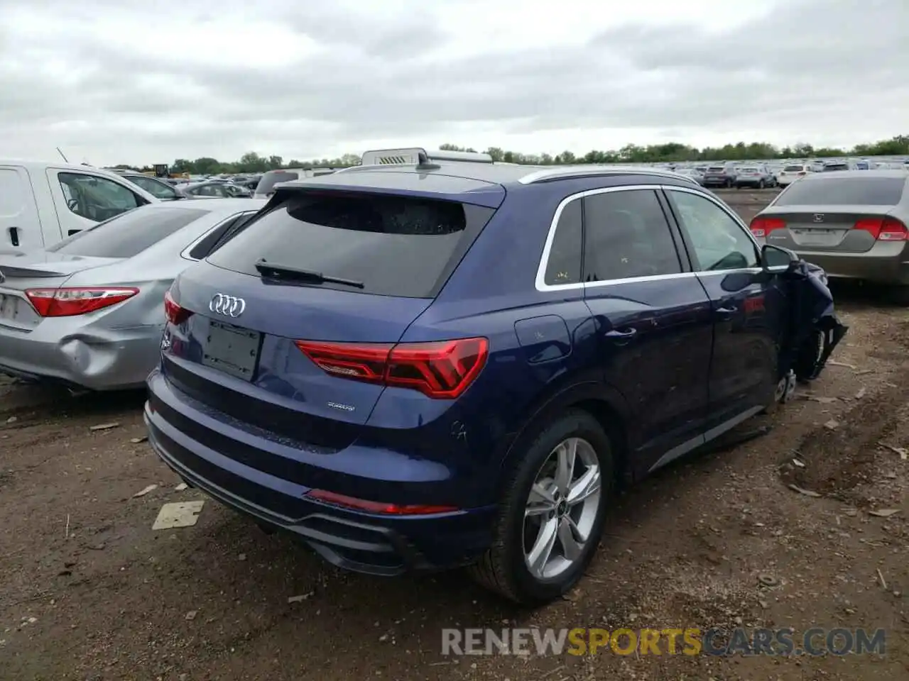 4 Фотография поврежденного автомобиля WA1EECF32N1020515 AUDI Q3 2022