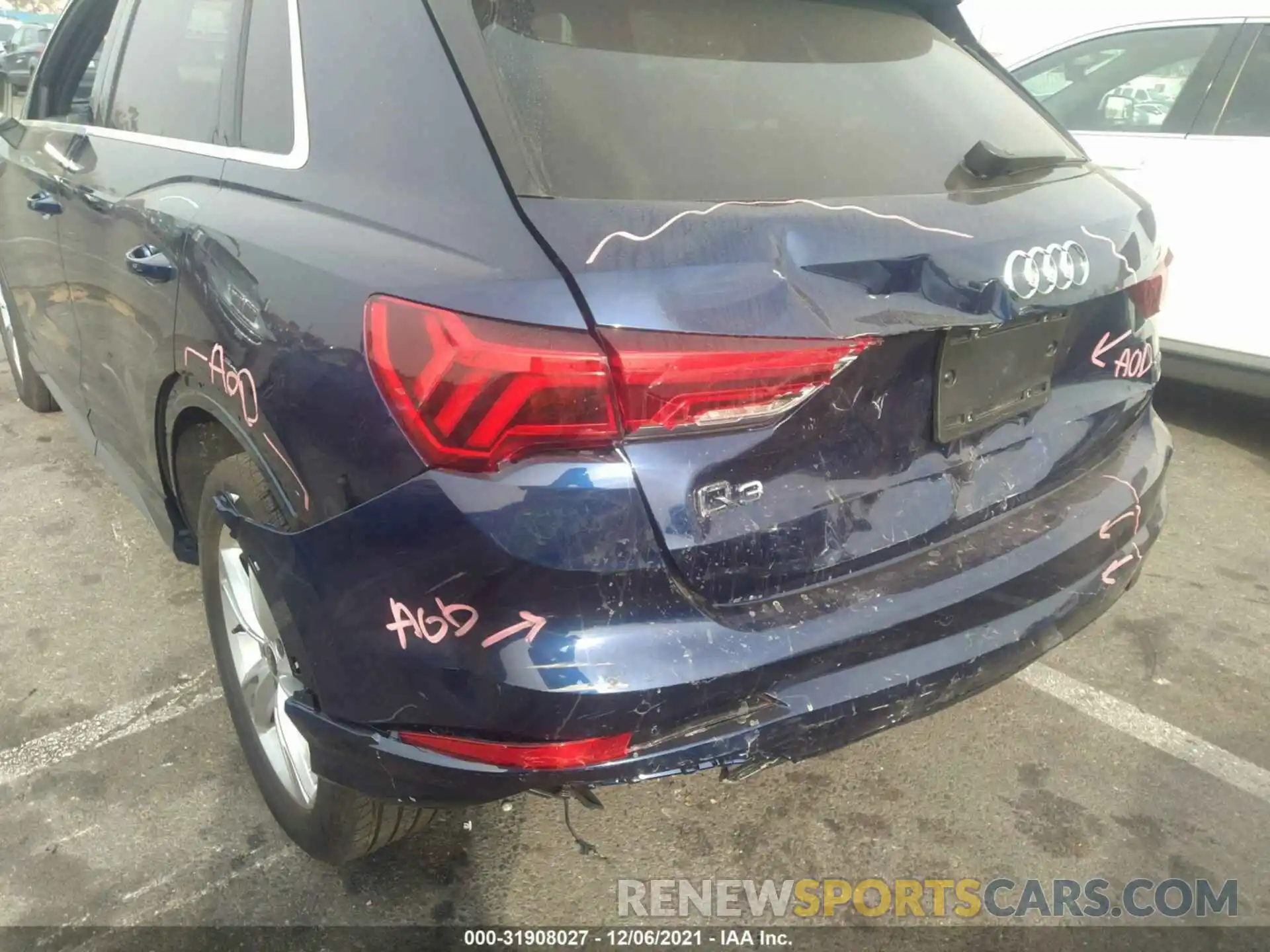 6 Photograph of a damaged car WA1EECF33N1007692 AUDI Q3 2022