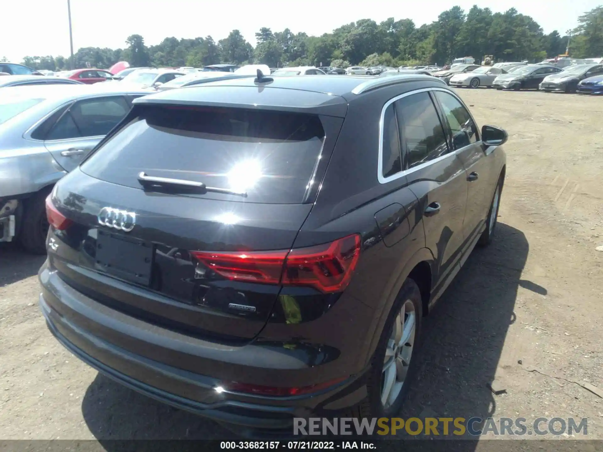 4 Фотография поврежденного автомобиля WA1EECF33N1069075 AUDI Q3 2022