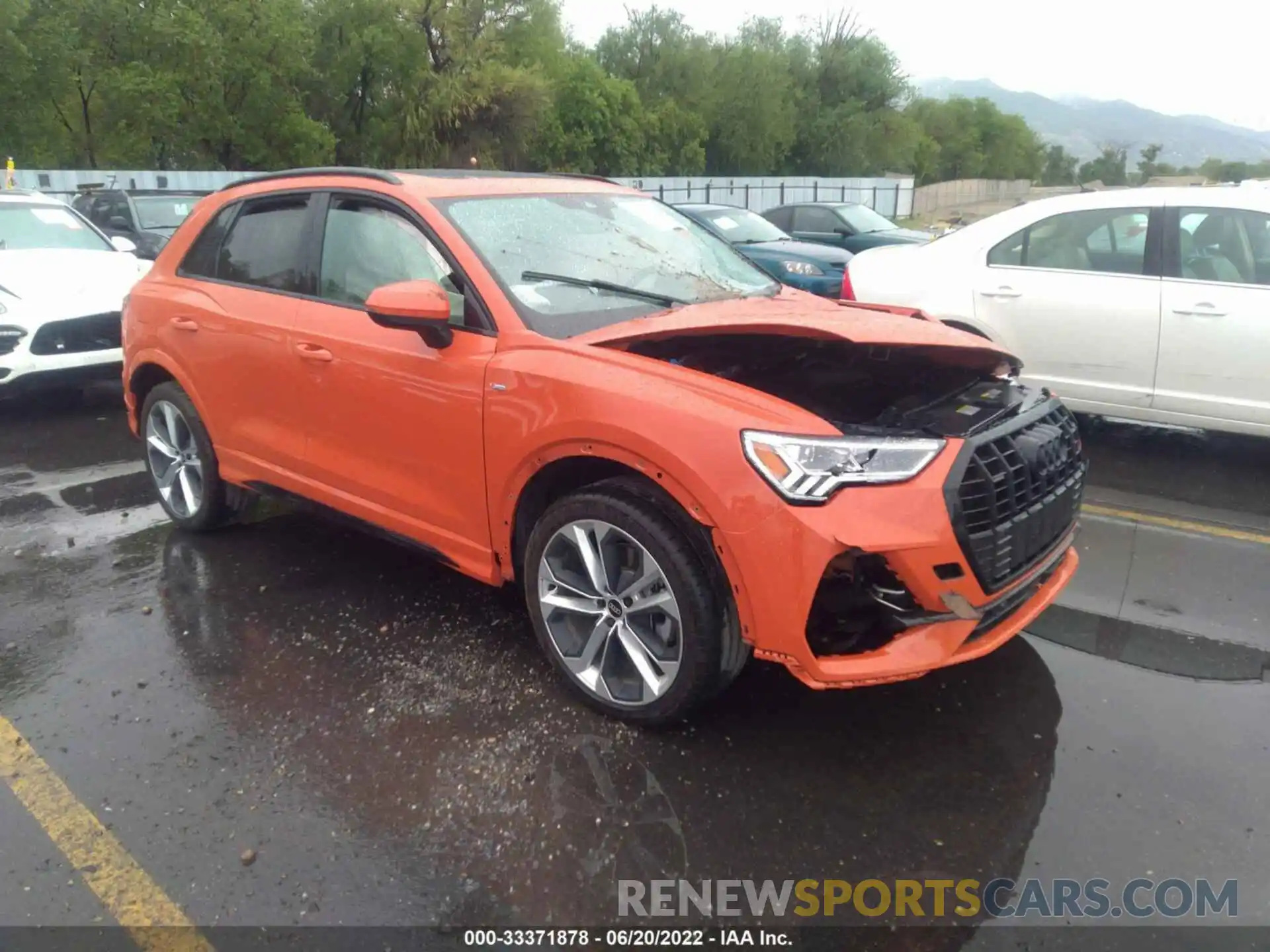 1 Photograph of a damaged car WA1EECF34N1031791 AUDI Q3 2022