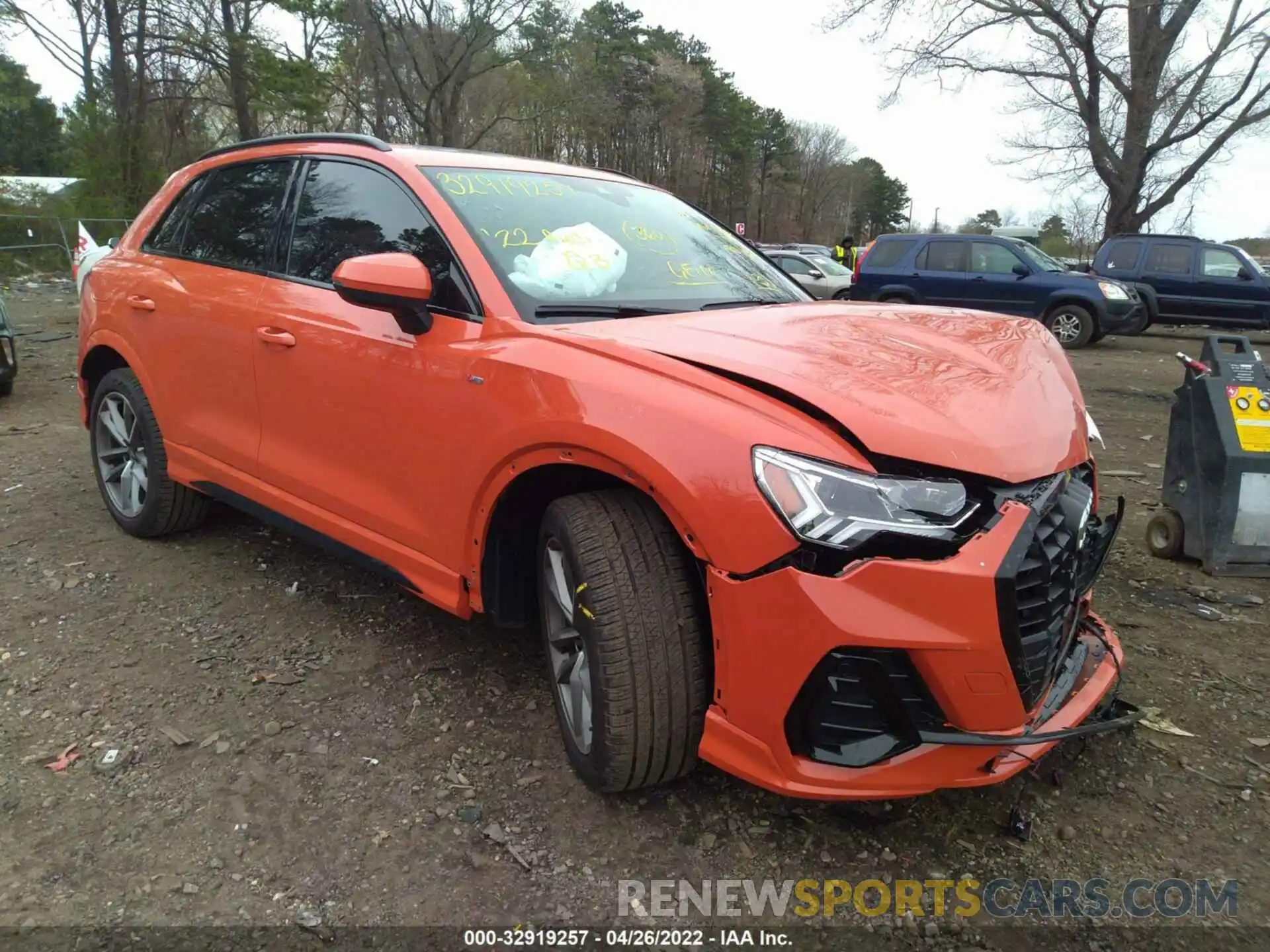 1 Photograph of a damaged car WA1EECF35N1050012 AUDI Q3 2022