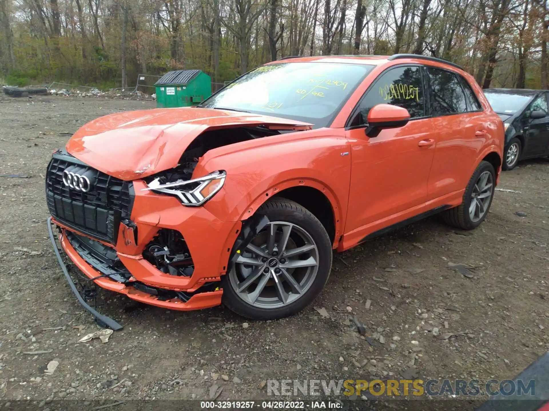 2 Photograph of a damaged car WA1EECF35N1050012 AUDI Q3 2022