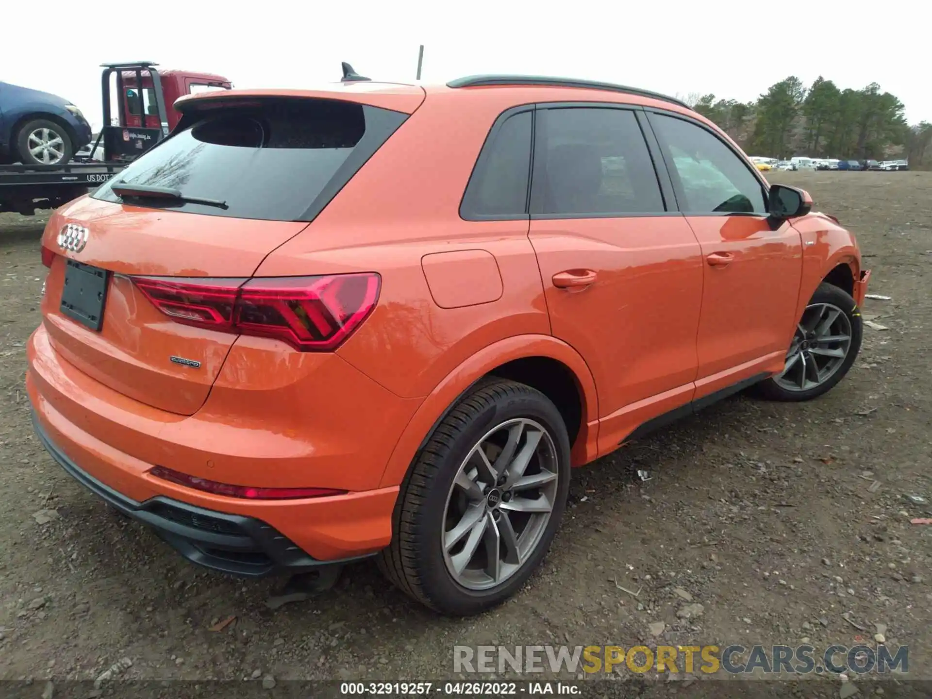 4 Фотография поврежденного автомобиля WA1EECF35N1050012 AUDI Q3 2022