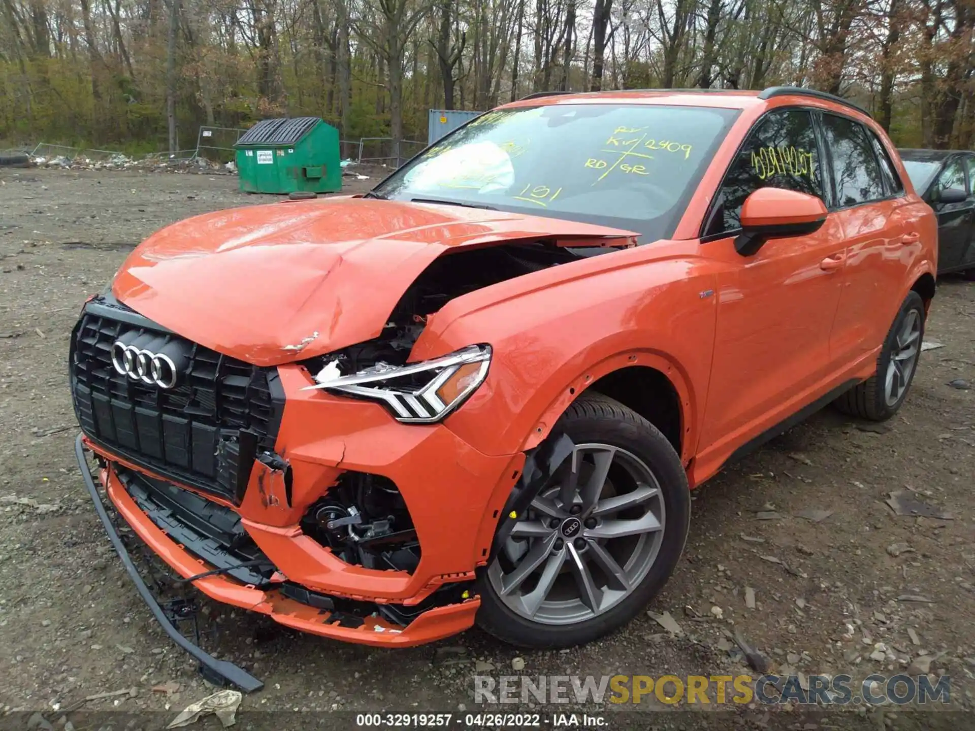 6 Фотография поврежденного автомобиля WA1EECF35N1050012 AUDI Q3 2022