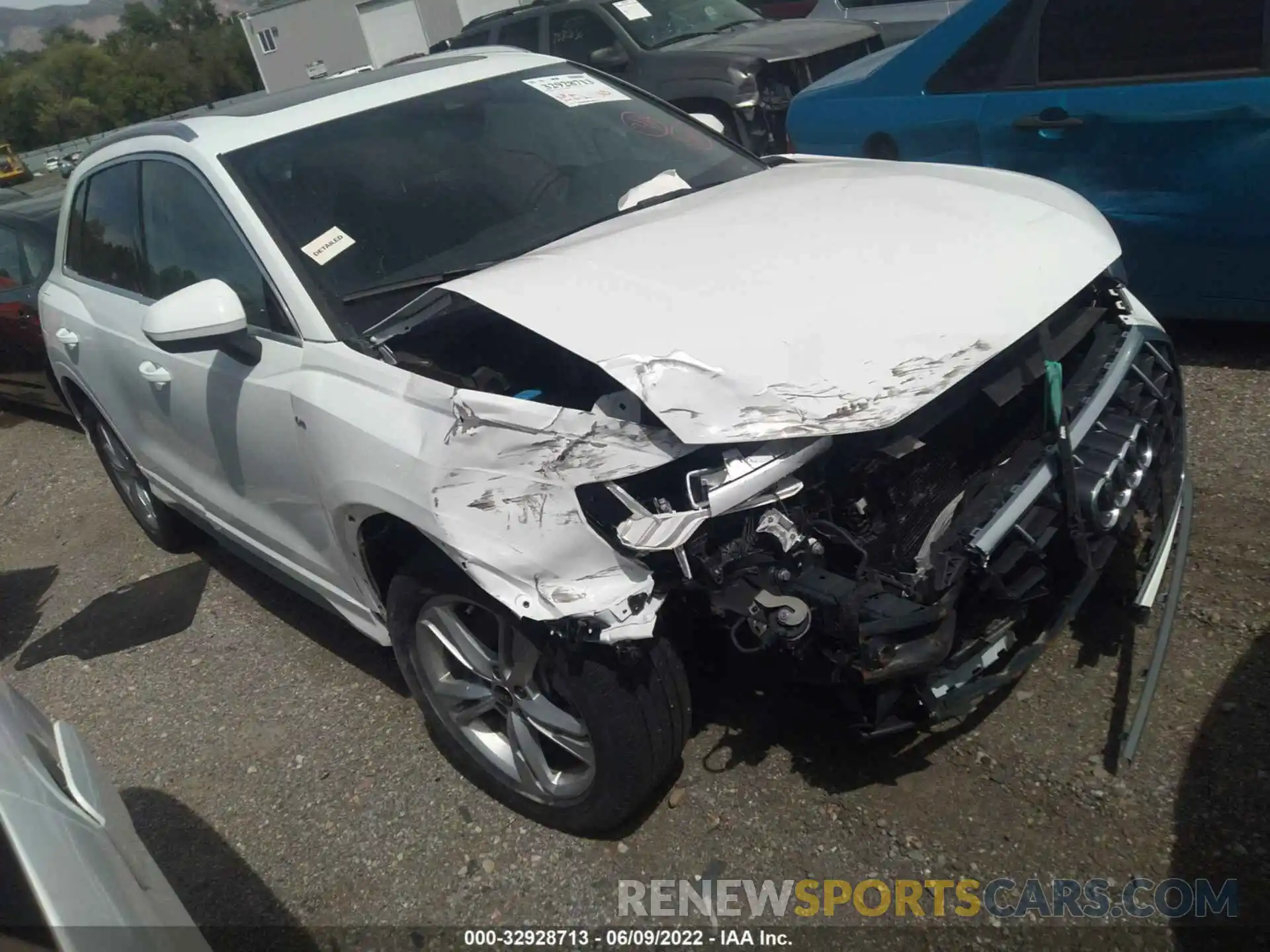 1 Photograph of a damaged car WA1EECF38N1007980 AUDI Q3 2022