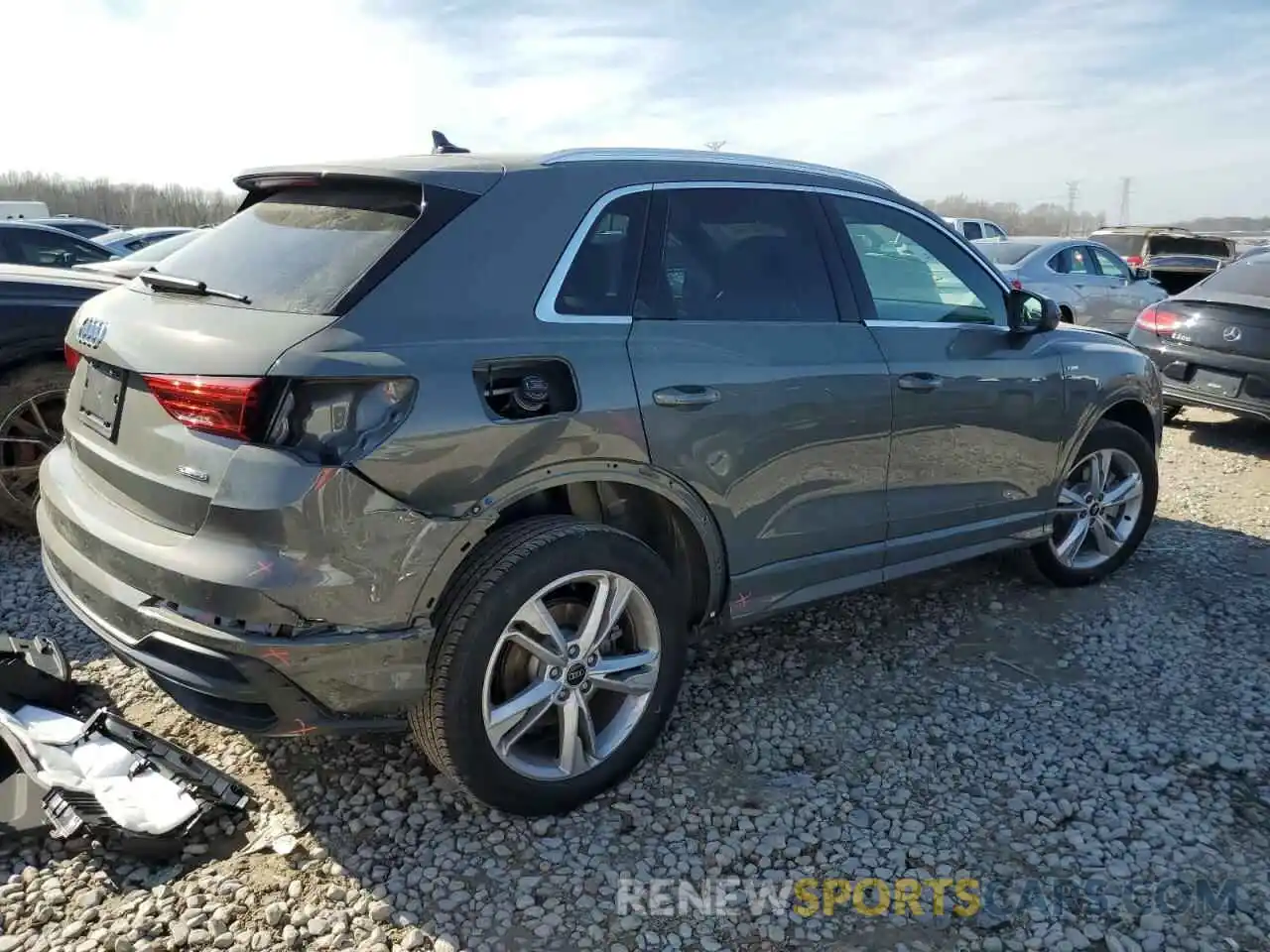 3 Фотография поврежденного автомобиля WA1EECF38N1149813 AUDI Q3 2022