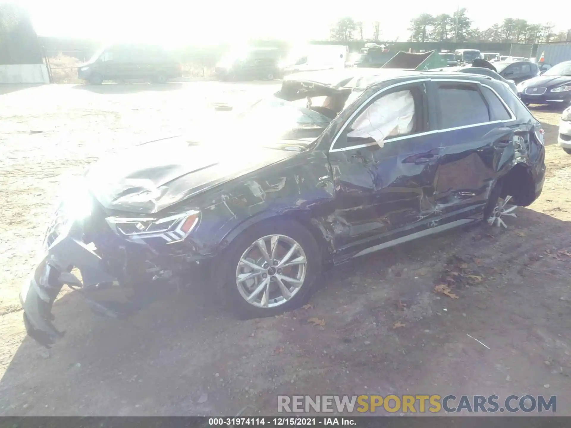 2 Photograph of a damaged car WA1EECF39N1029132 AUDI Q3 2022