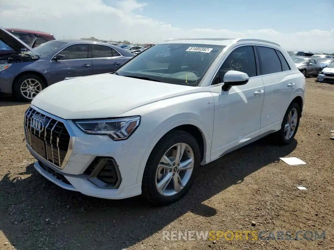 2 Photograph of a damaged car WA1EECF39N1067749 AUDI Q3 2022