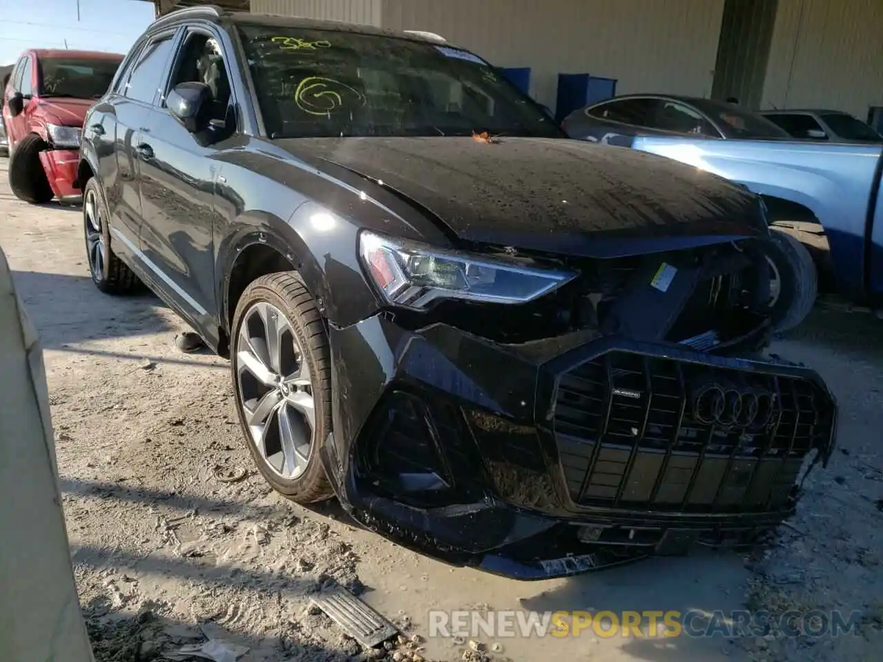 1 Photograph of a damaged car WA1EECF3XN1014879 AUDI Q3 2022