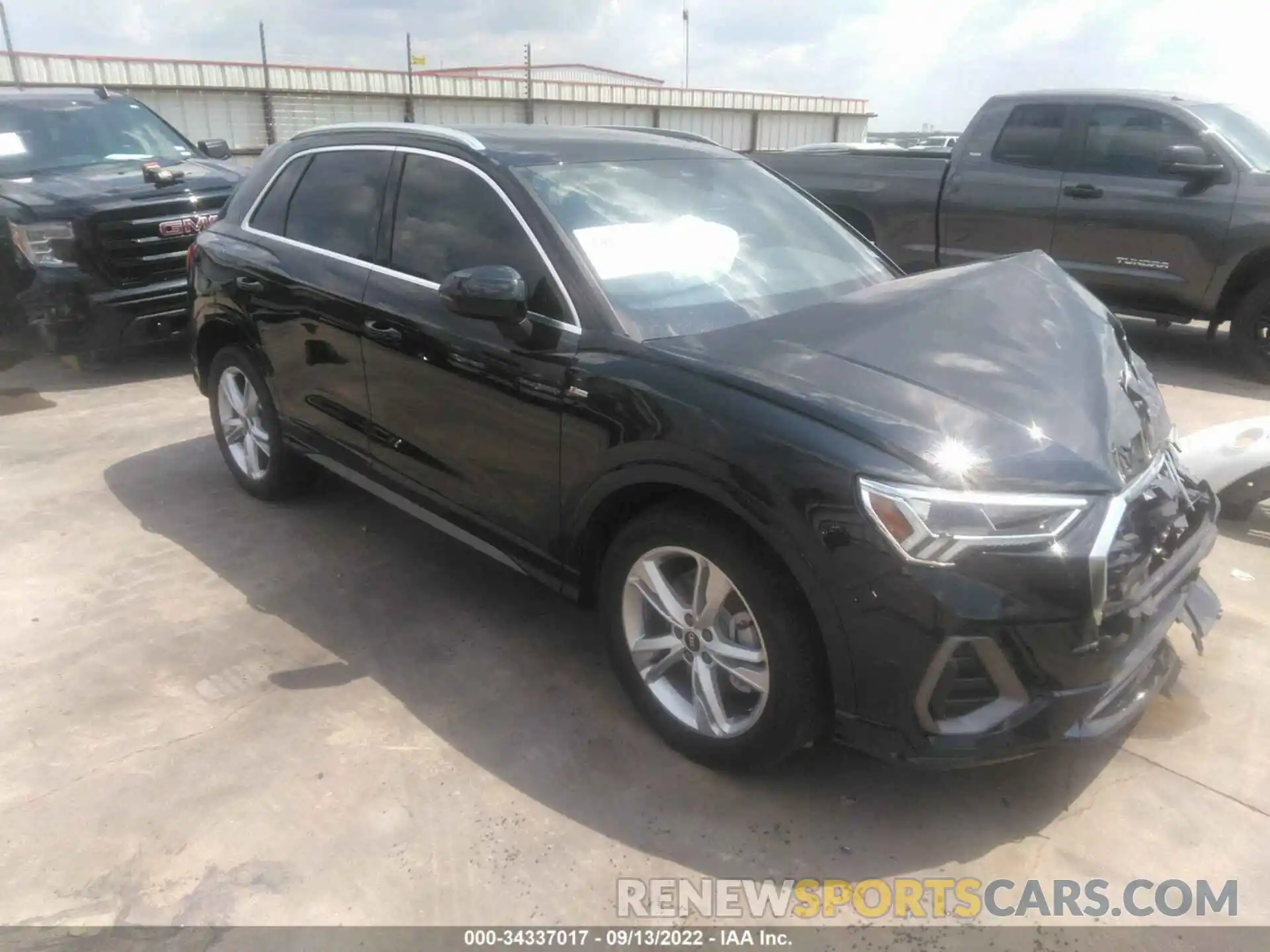 1 Photograph of a damaged car WA1EECF3XN1054878 AUDI Q3 2022