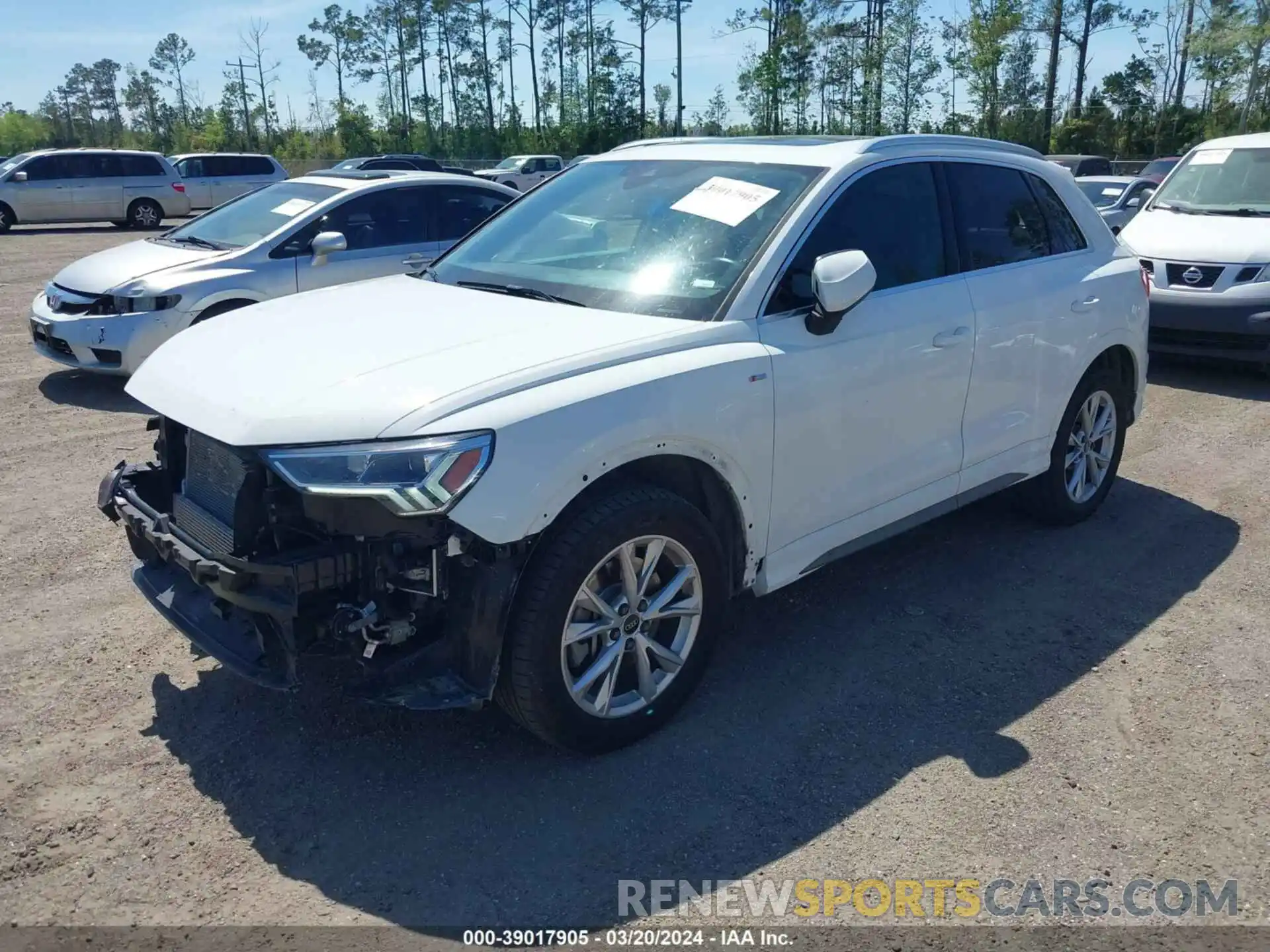 2 Photograph of a damaged car WA1DECF31P1045288 AUDI Q3 2023