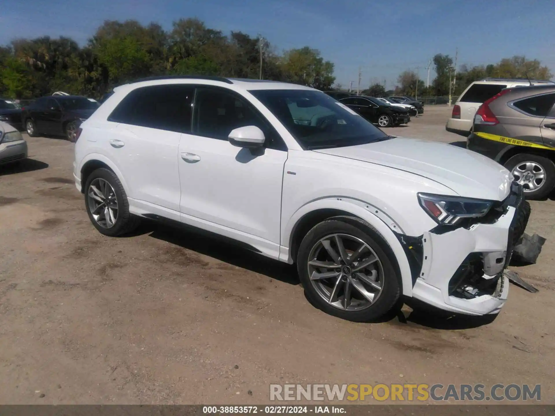 13 Photograph of a damaged car WA1EECF3XP1139903 AUDI Q3 2023