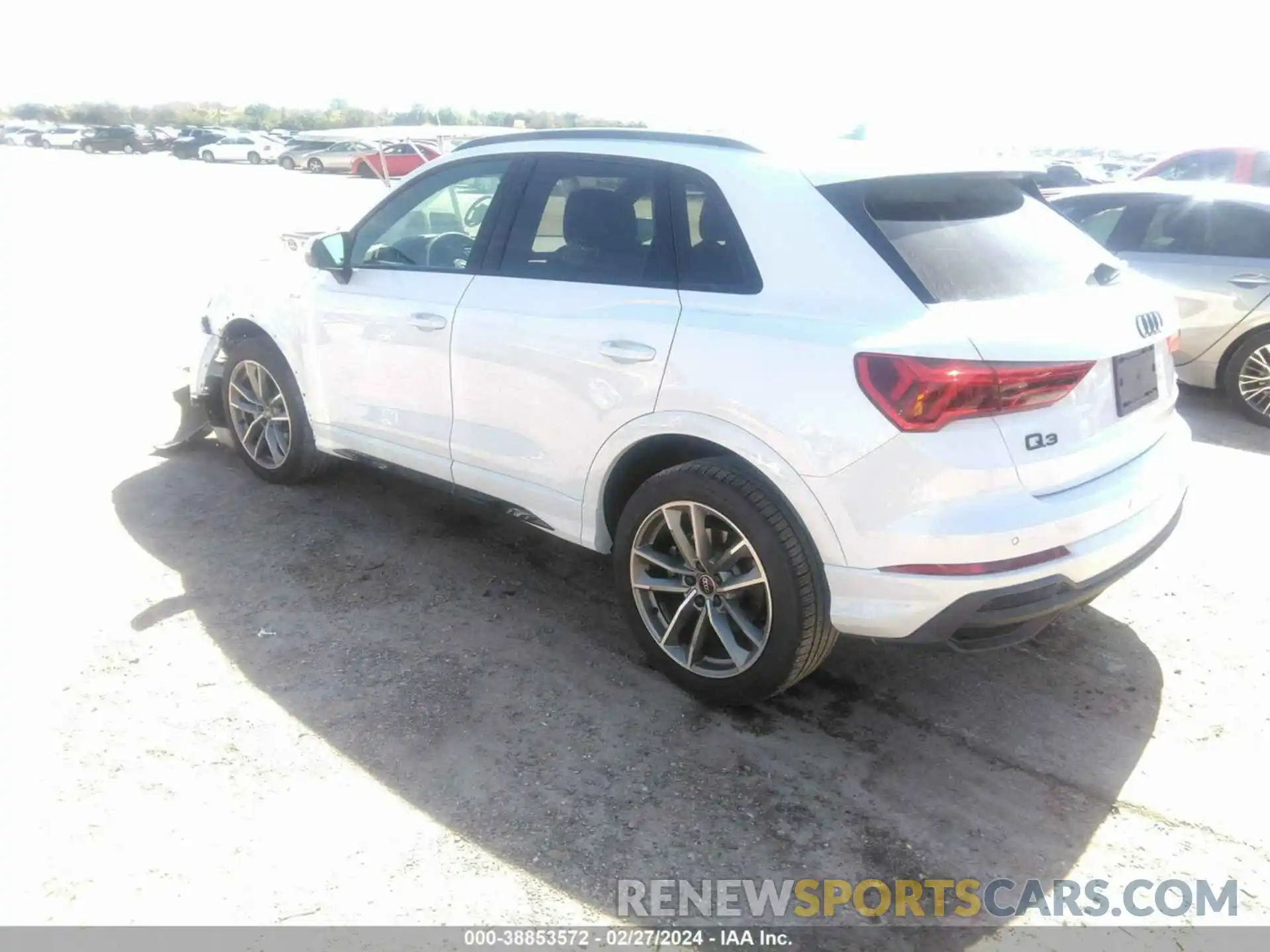 3 Фотография поврежденного автомобиля WA1EECF3XP1139903 AUDI Q3 2023