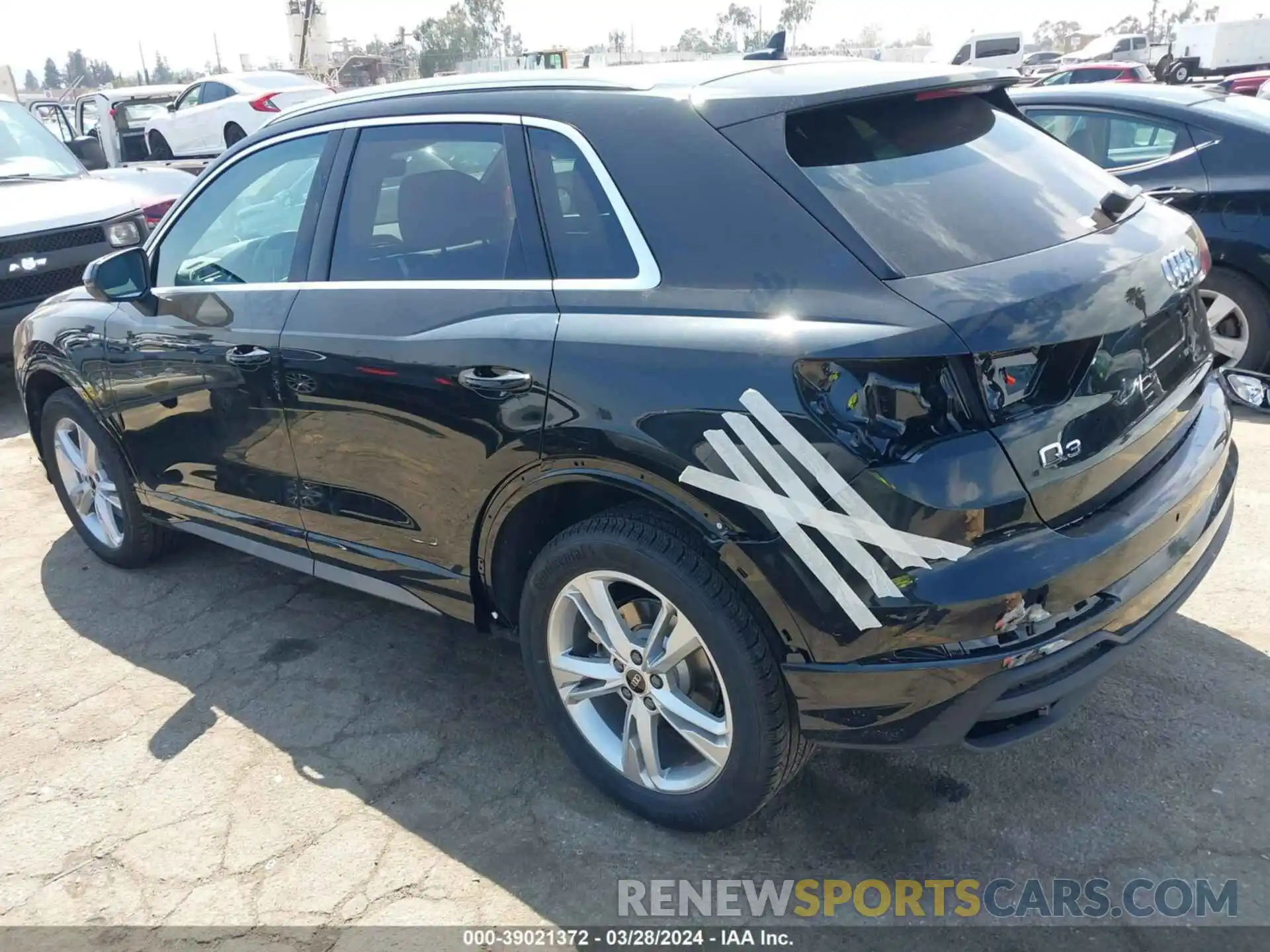 3 Фотография поврежденного автомобиля WA1DECF31R1023469 AUDI Q3 2024