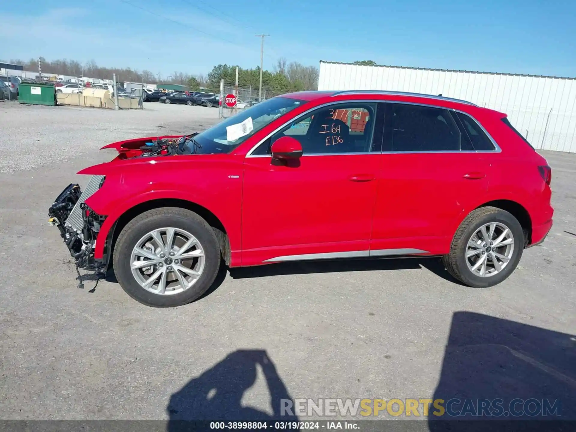 14 Photograph of a damaged car WA1DECF31R1082814 AUDI Q3 2024