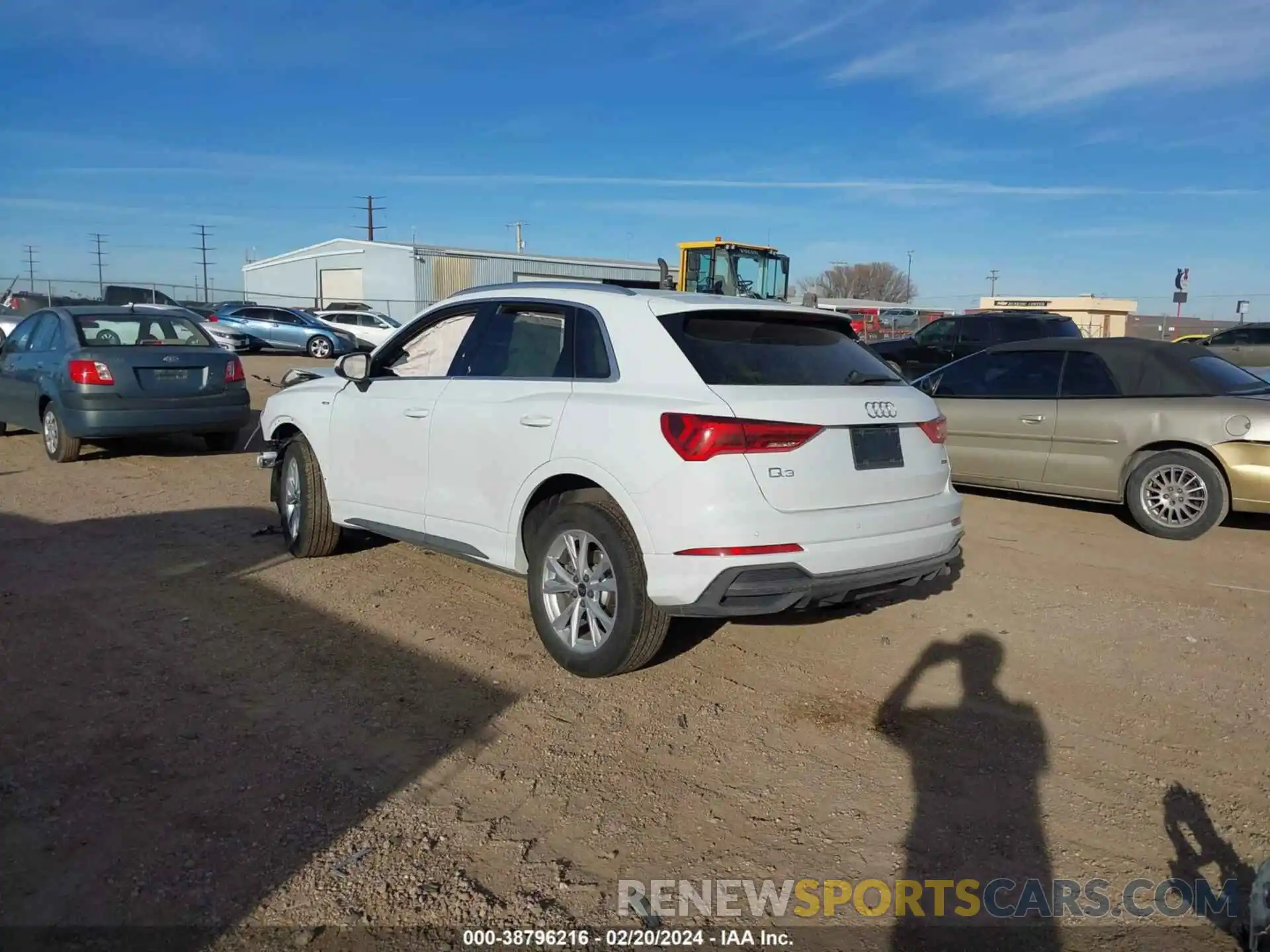 3 Photograph of a damaged car WA1DECF34R1053372 AUDI Q3 2024