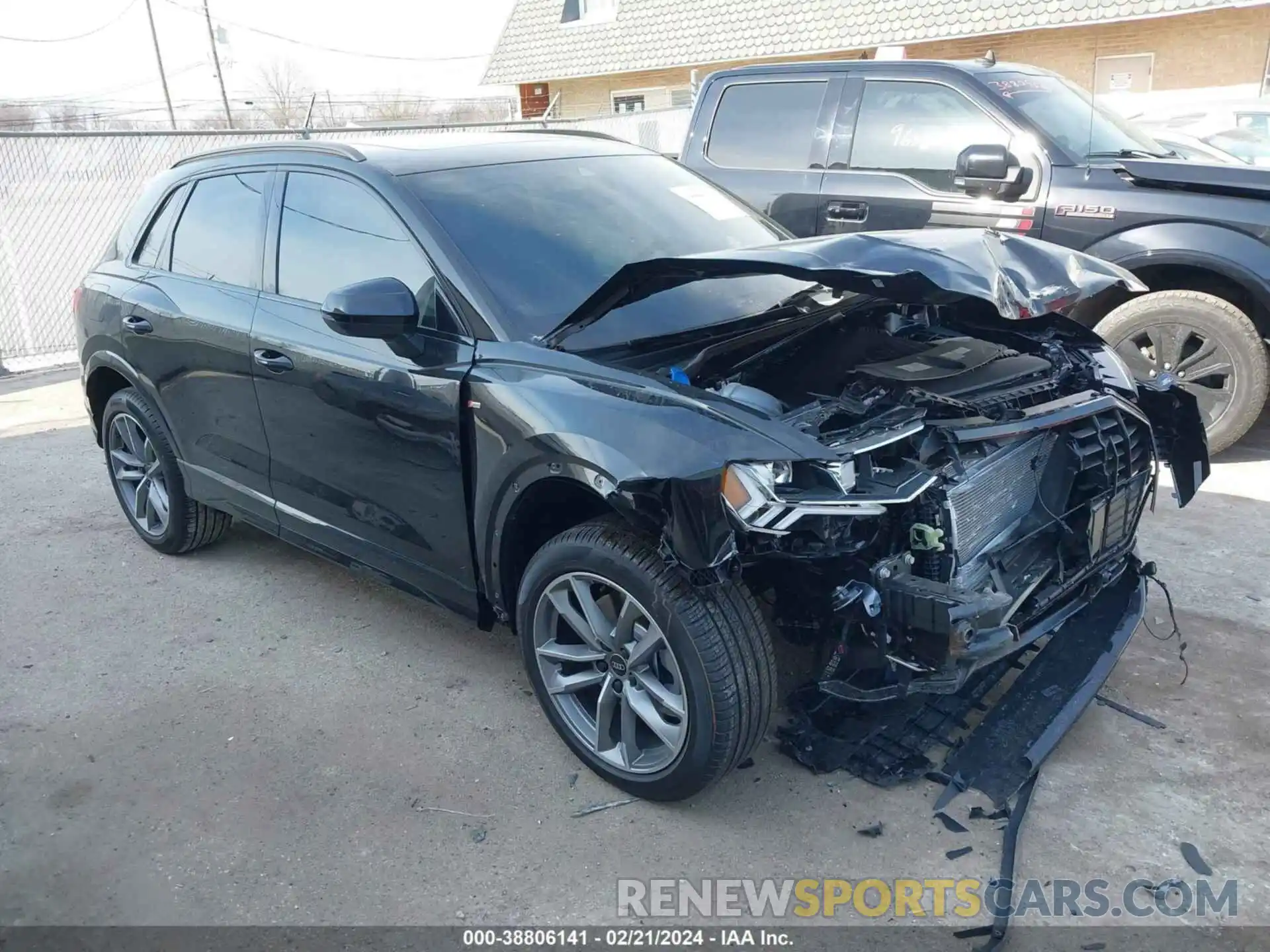 1 Photograph of a damaged car WA1EECF33R1026183 AUDI Q3 2024