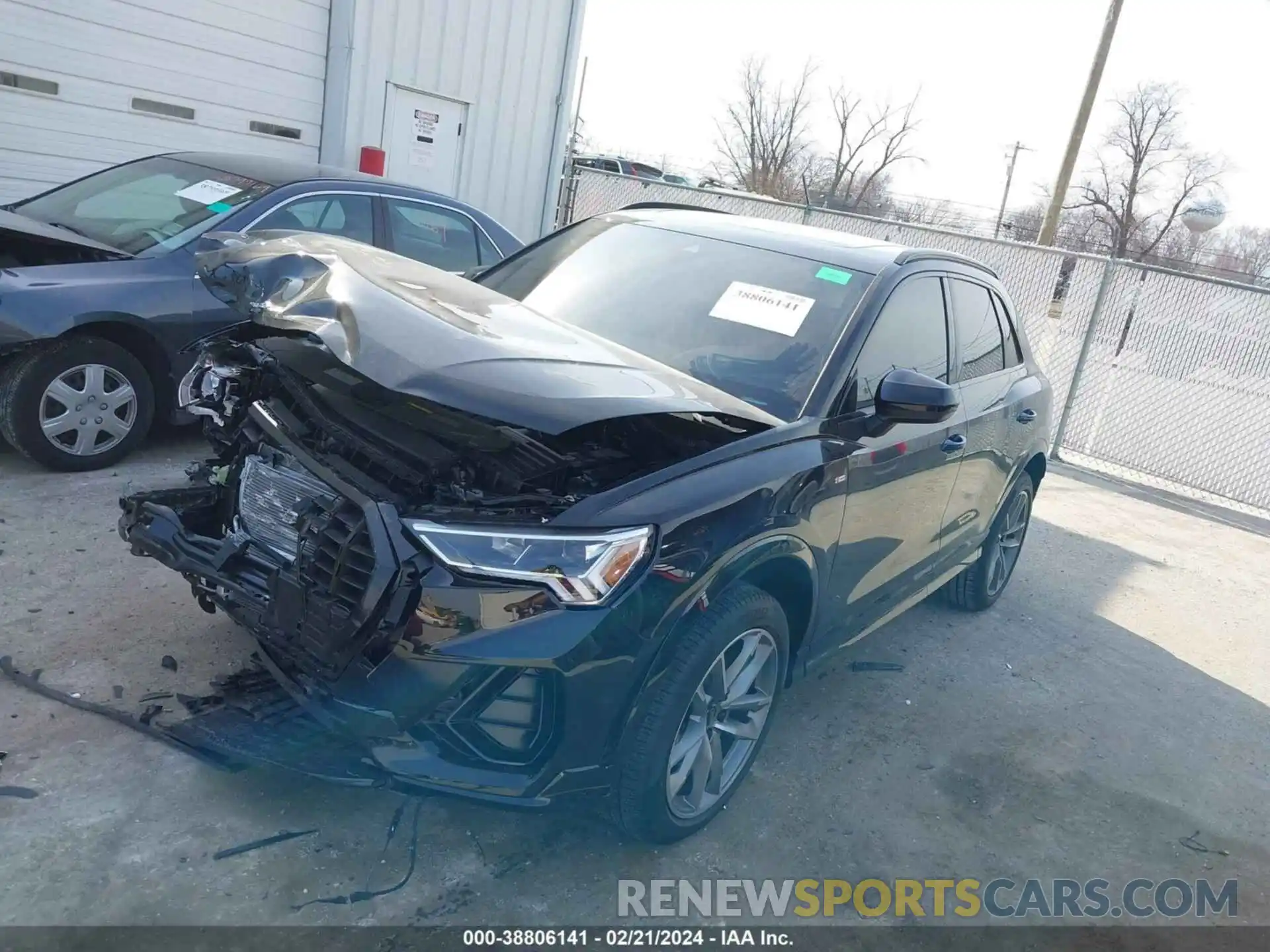 2 Photograph of a damaged car WA1EECF33R1026183 AUDI Q3 2024