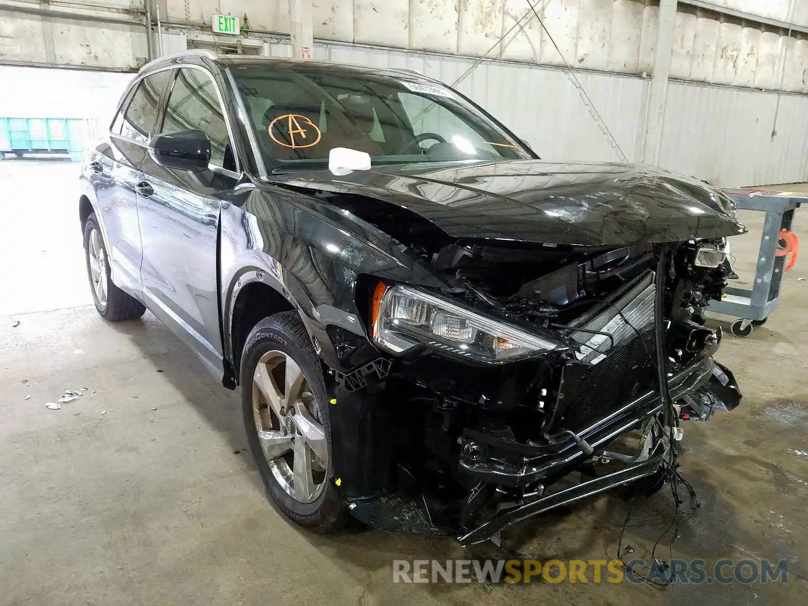 1 Photograph of a damaged car WA1AECF38K1081457 AUDI Q3 PREMIUM 2019