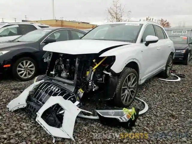 2 Photograph of a damaged car WA1FECF31K1071973 AUDI Q3 PRESTIG 2019