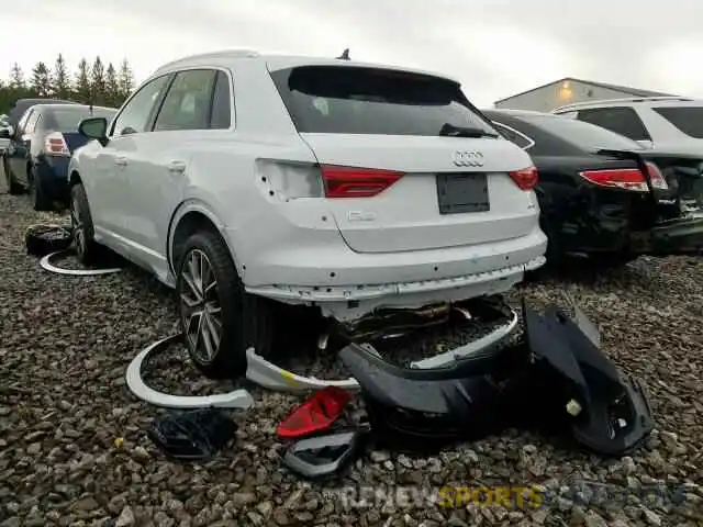 3 Photograph of a damaged car WA1FECF31K1071973 AUDI Q3 PRESTIG 2019