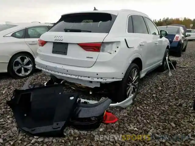 4 Photograph of a damaged car WA1FECF31K1071973 AUDI Q3 PRESTIG 2019